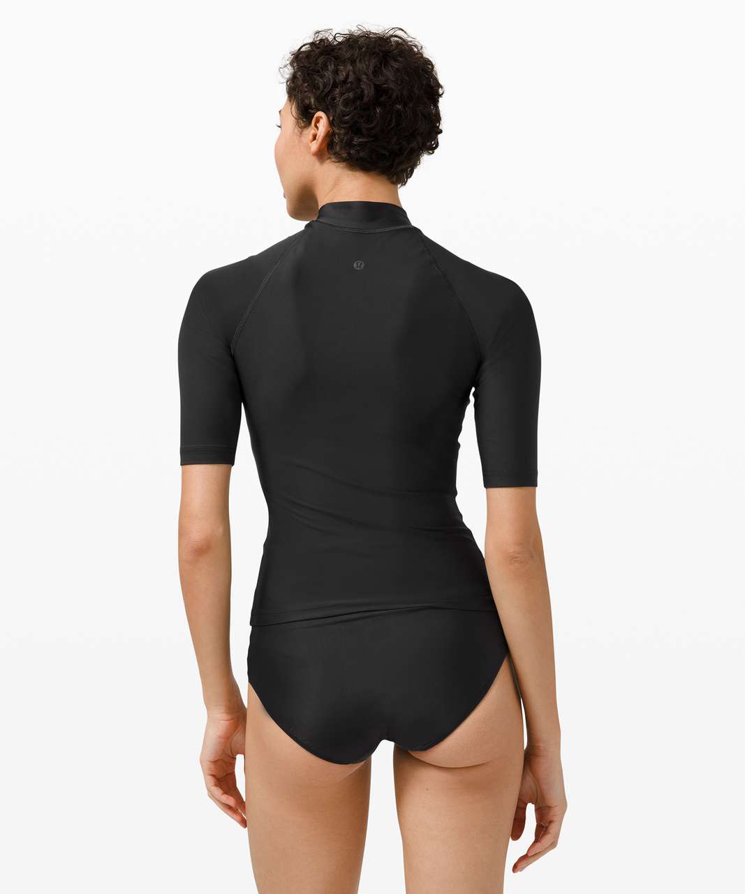 Lululemon Waterside UVP Short-Sleeve Rash Guard - Black