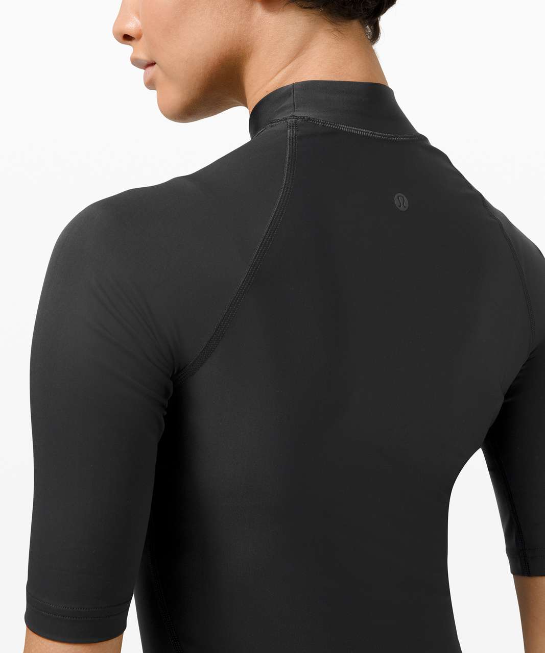 Lululemon Waterside UVP Short-Sleeve Rash Guard - Black