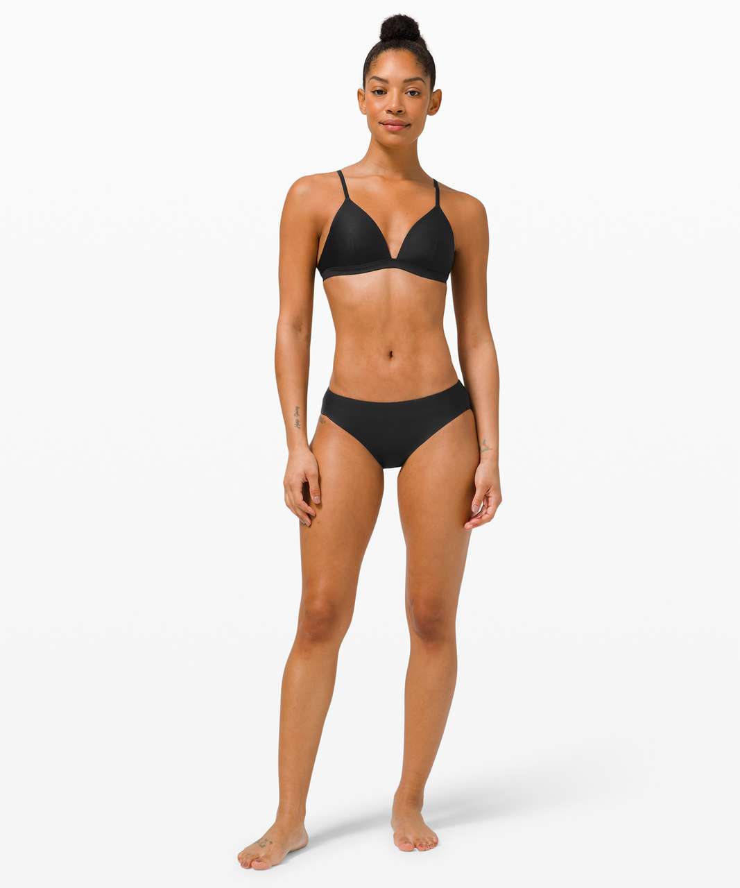 Lululemon Waterside Swim Top *A/B Cups - Black - lulu fanatics