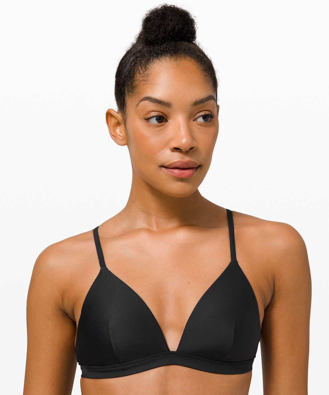 Lululemon Waterside Swim Top *A/B Cups - Black - lulu fanatics