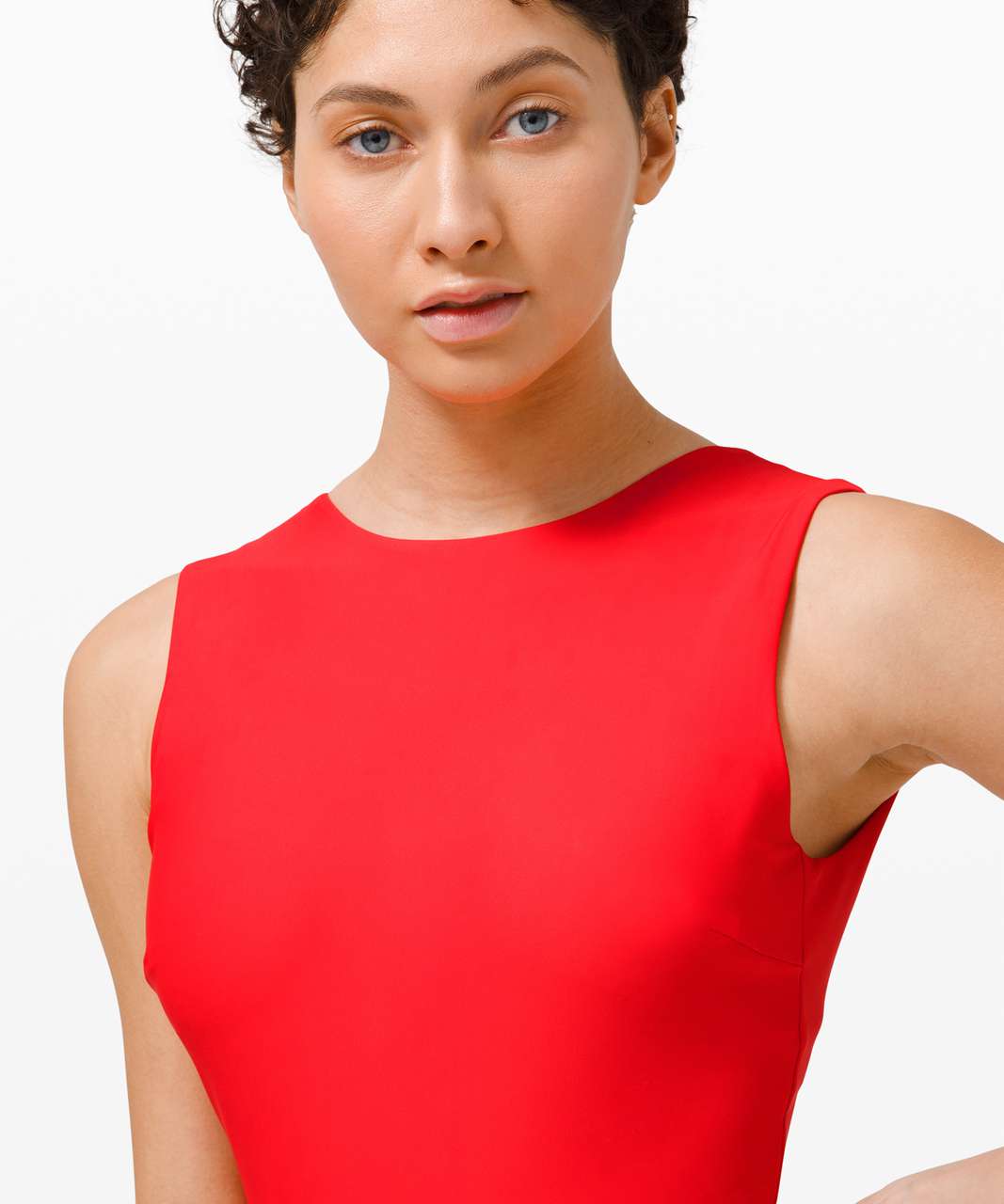 Lululemon Waterside High Neck Swim One-Piece *Medium Coverage - True Red