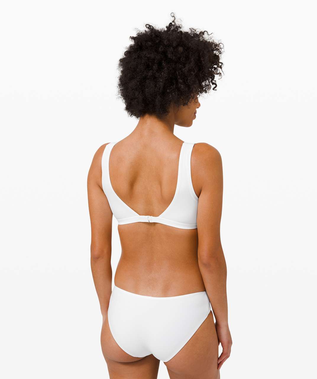 Lululemon Waterside Swim Top *C Cup - White - lulu fanatics