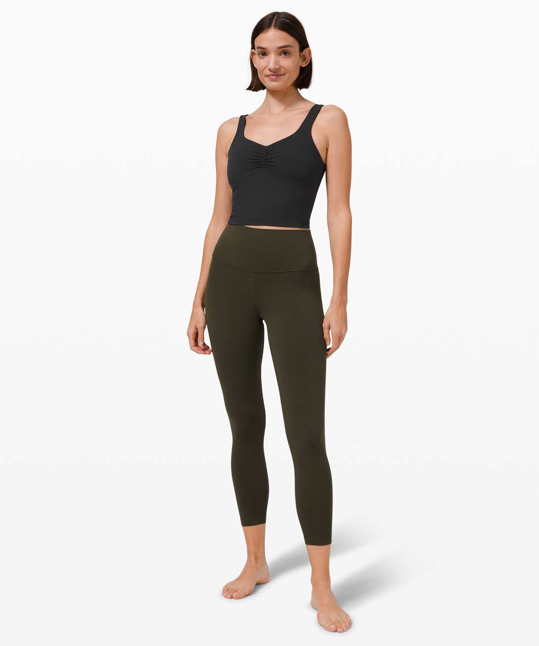 Align Tank Gathered Front Review! Remands me of old ballet leotards haha.  Details in the comment! : r/lululemon