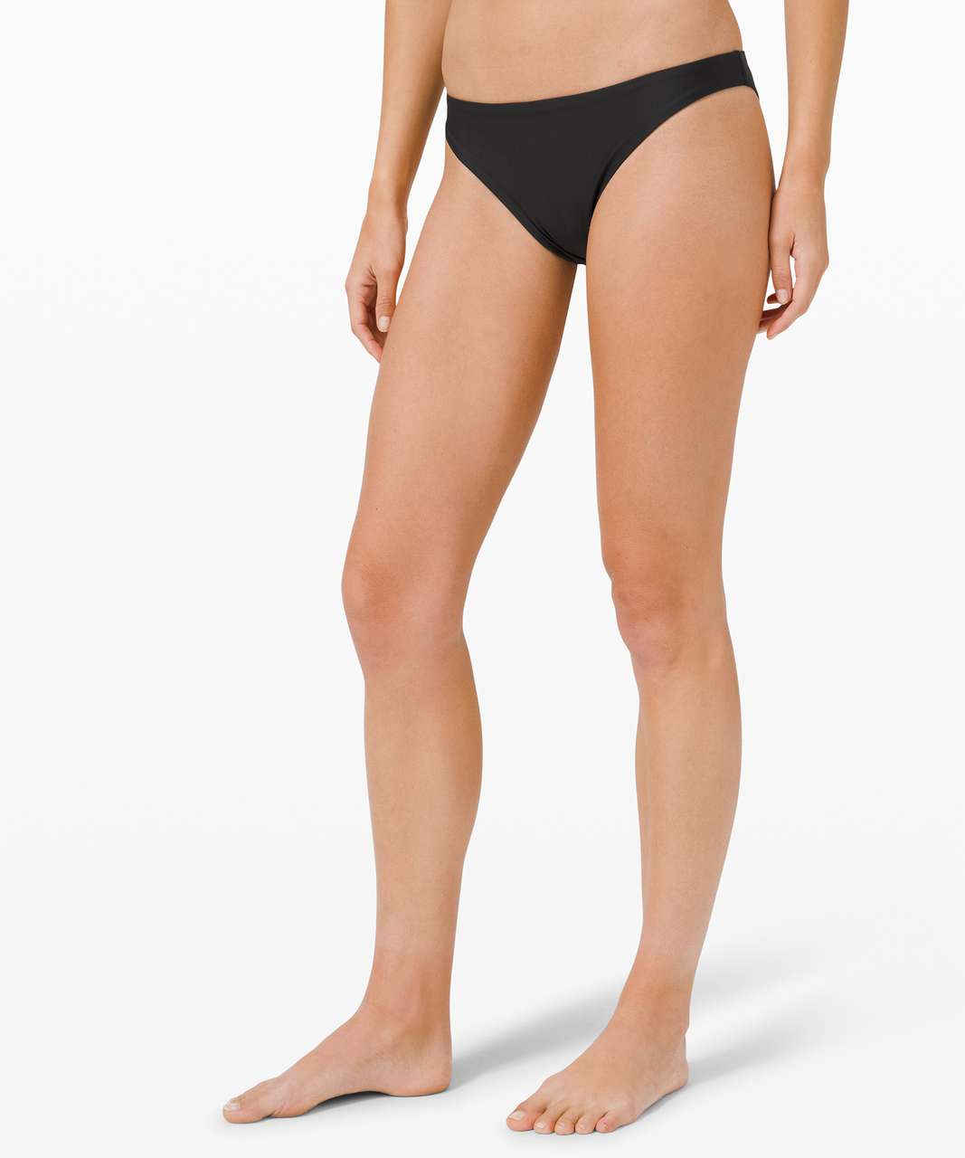 Lululemon Washing Waves Mid Rise Skimpy Bottom - Black