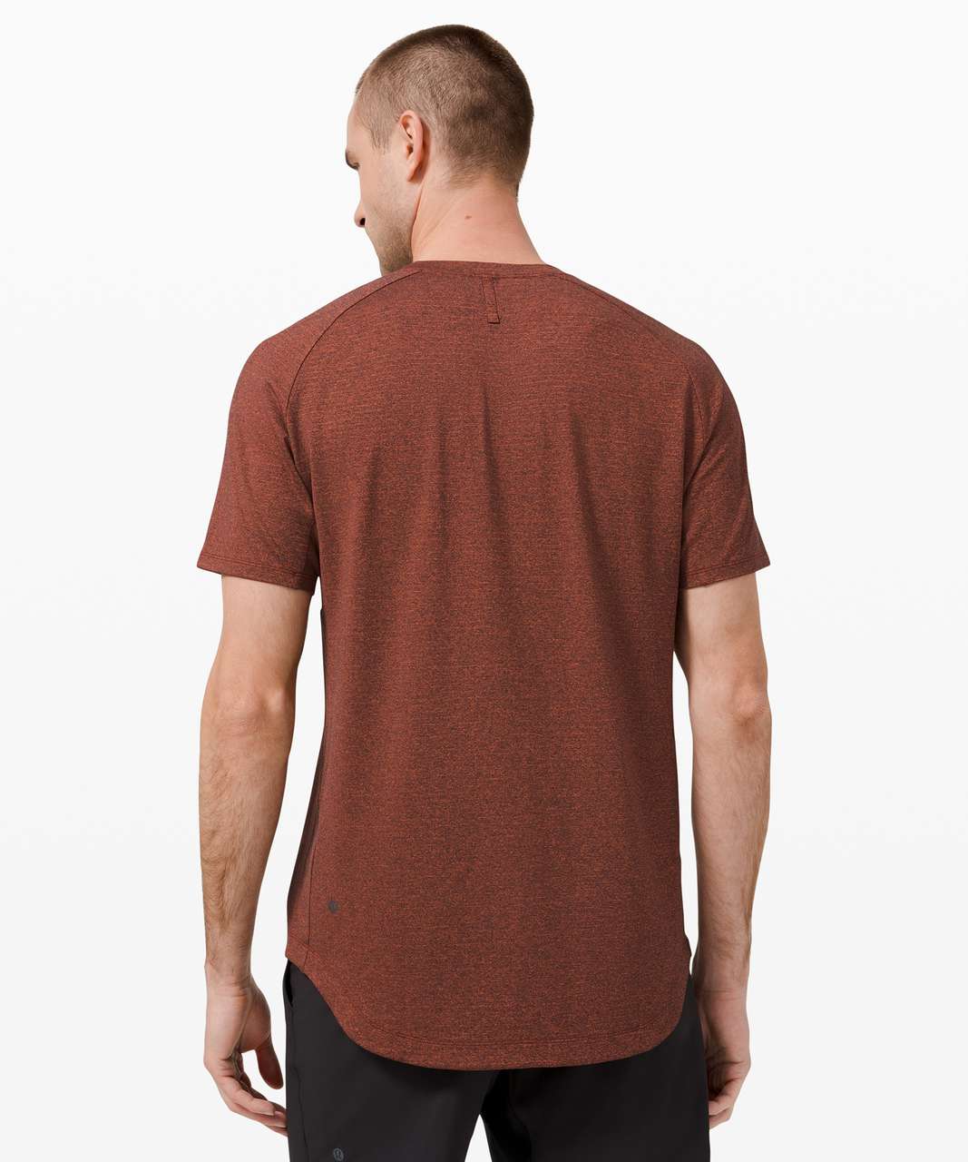 Lululemon Drysense Short Sleeve - Black / Canyon Orange - lulu fanatics