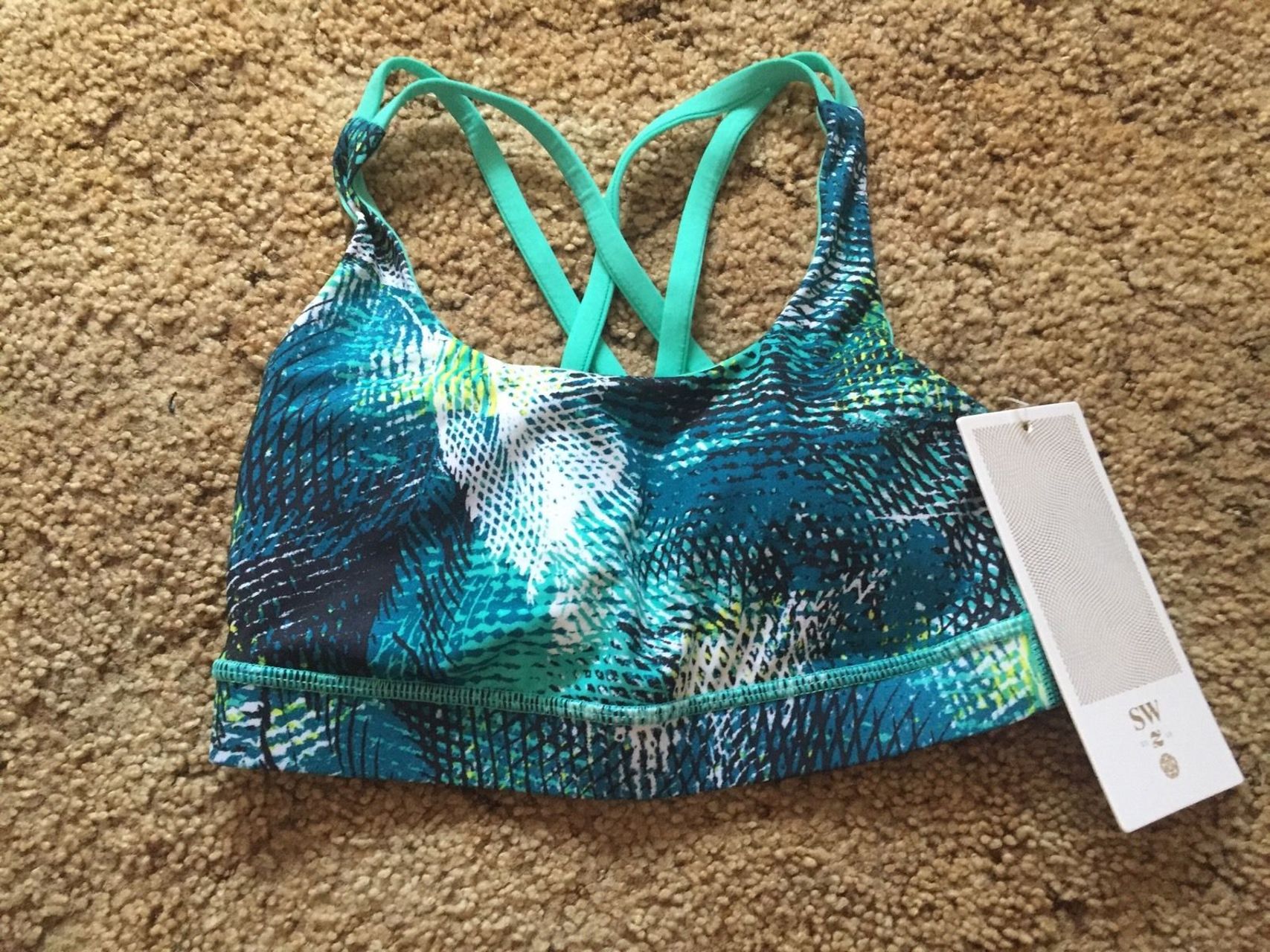 Lululemon Energy Bra - 2016 Seawheeze - Mo Money Bali Breeze