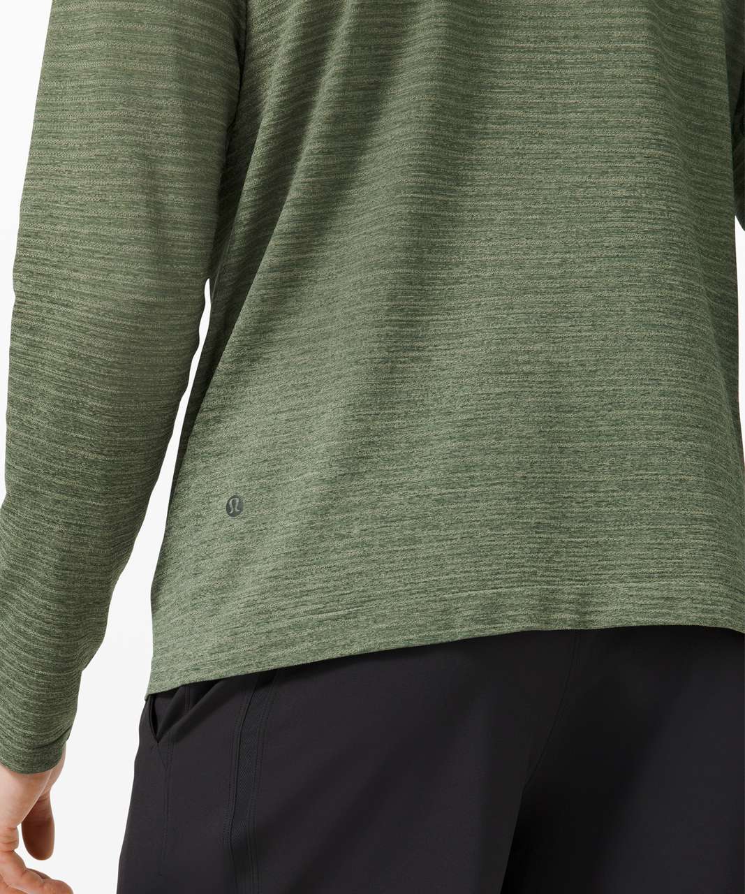 Lululemon Metal Vent Tech 1/2 Zip 2.0 - Wave Fade Rosemary Green / Smoked Spruce