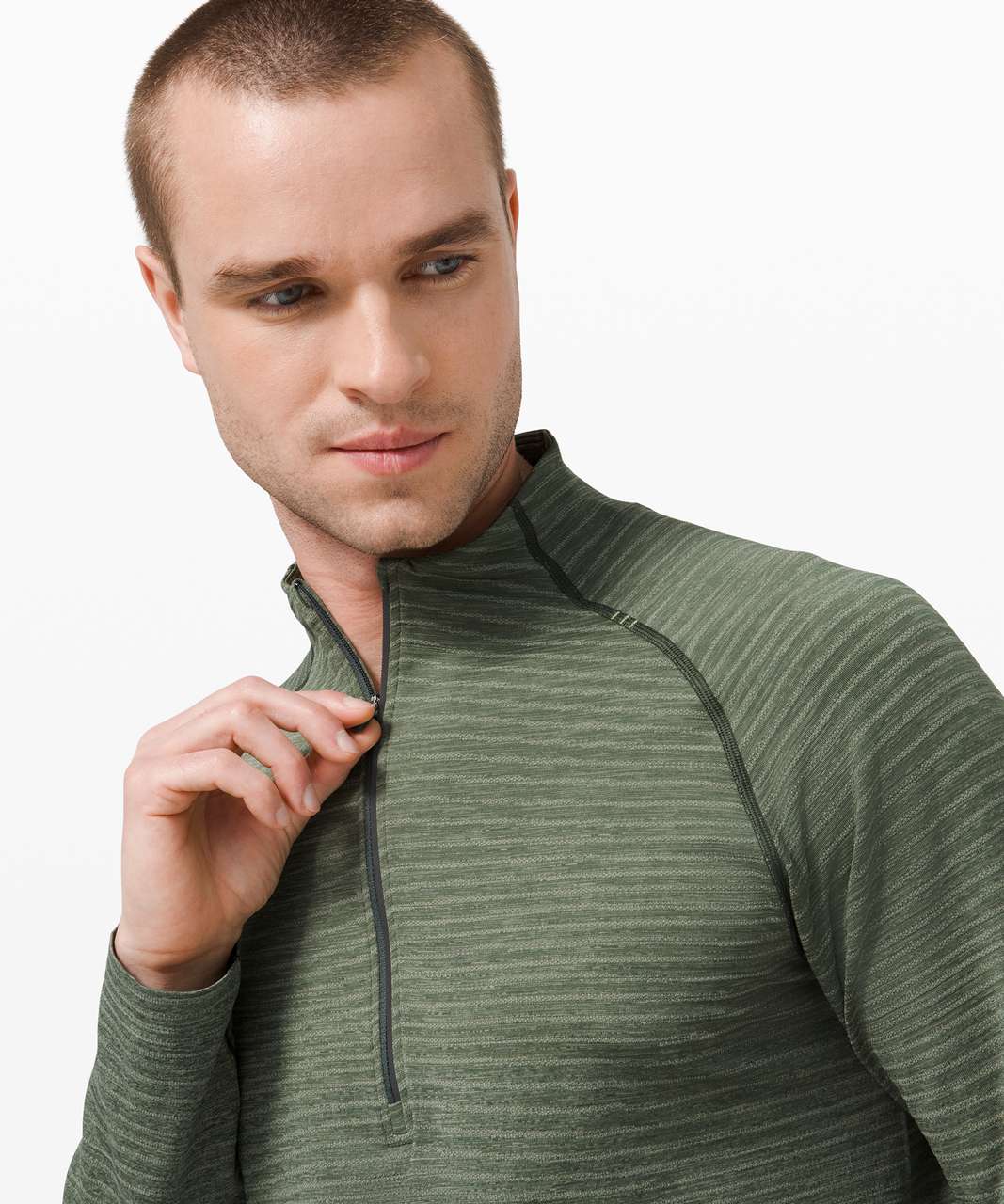 Lululemon Metal Vent Tech 1/2 Zip 2.0 - Wave Fade Rosemary Green ...