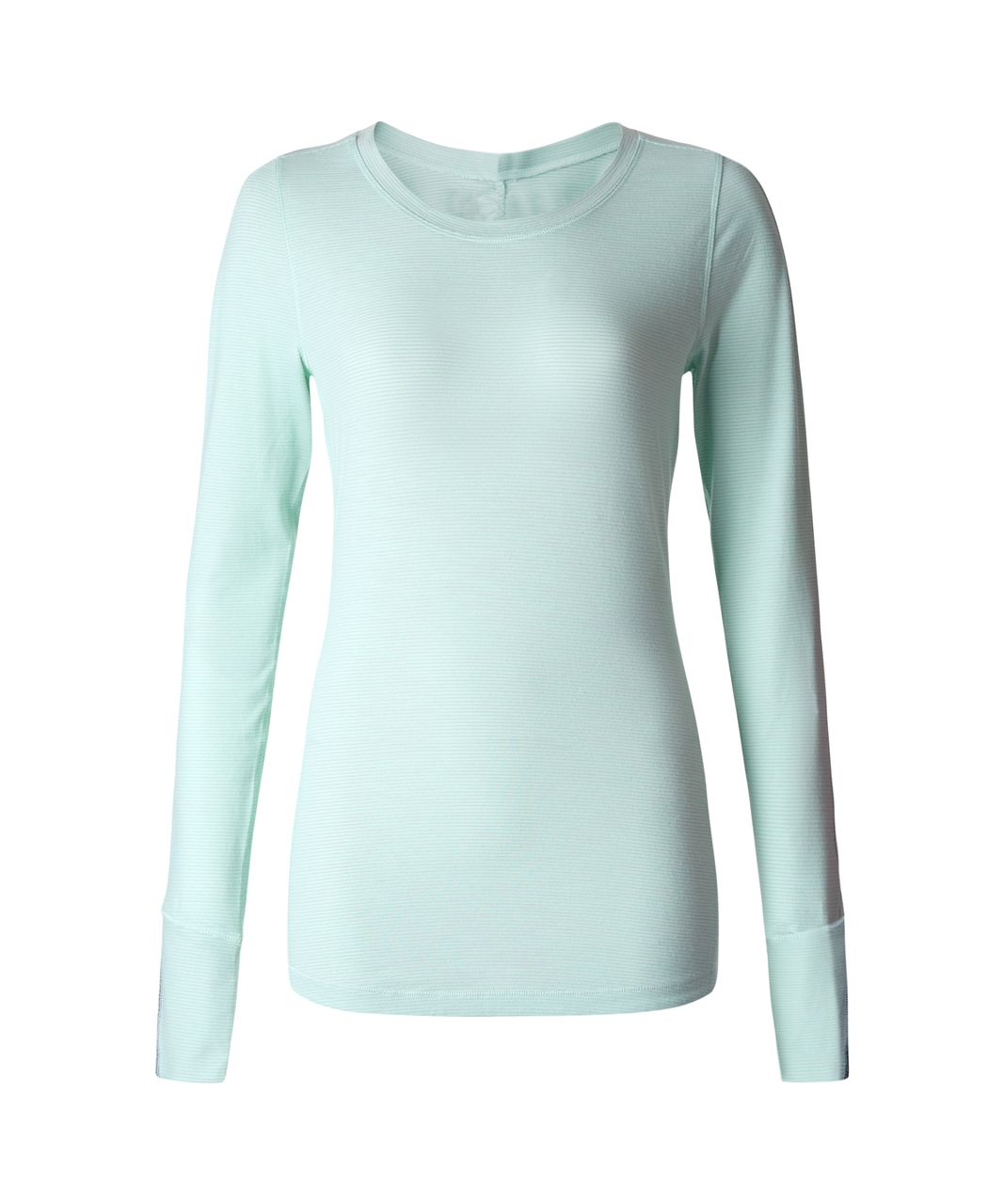 Lululemon 5 Mile Long Sleeve - Heathered Sea Mist