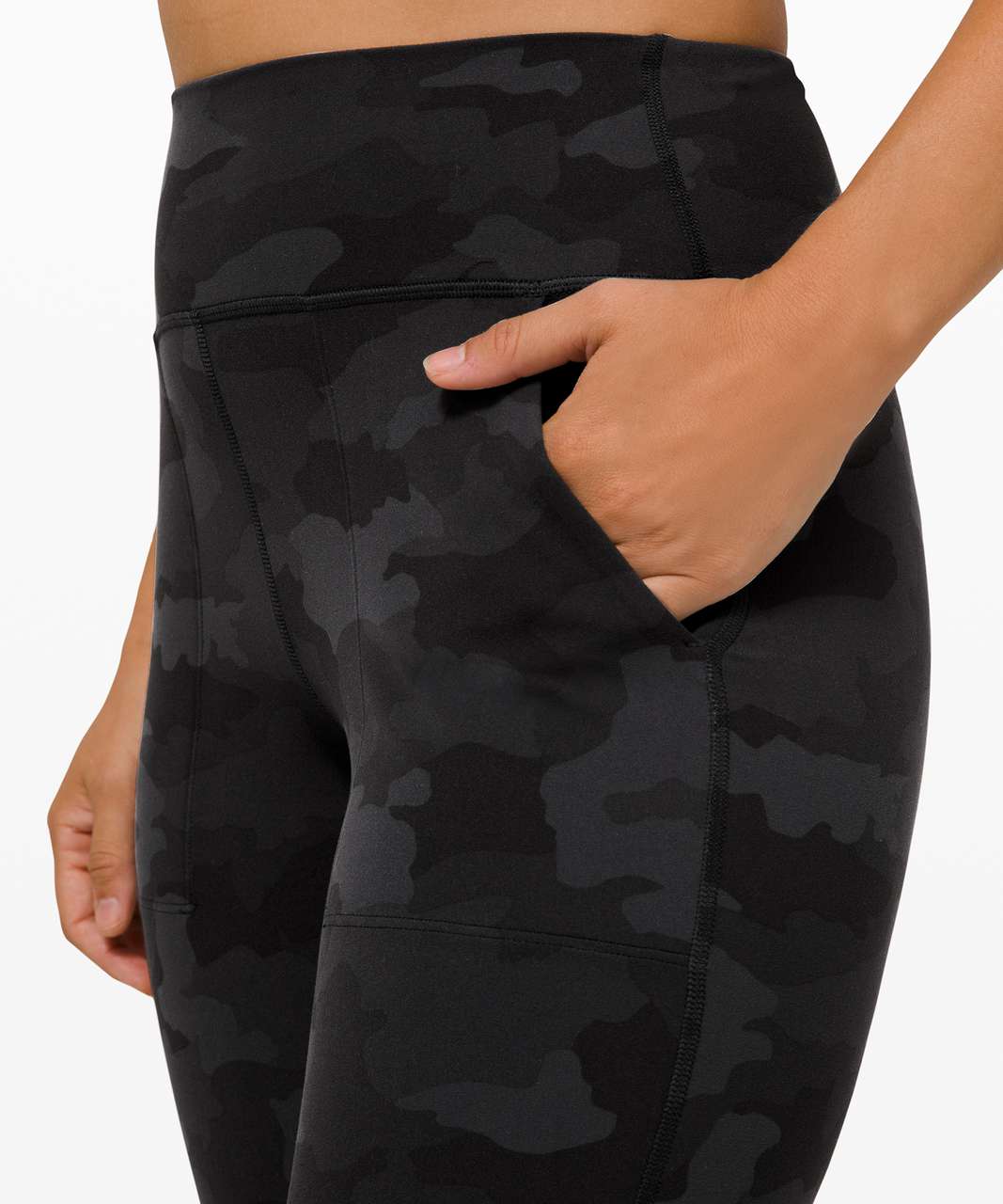 Lululemon Align High-Rise Short 6 - Leopard Camo Deep Coal Multi - lulu  fanatics