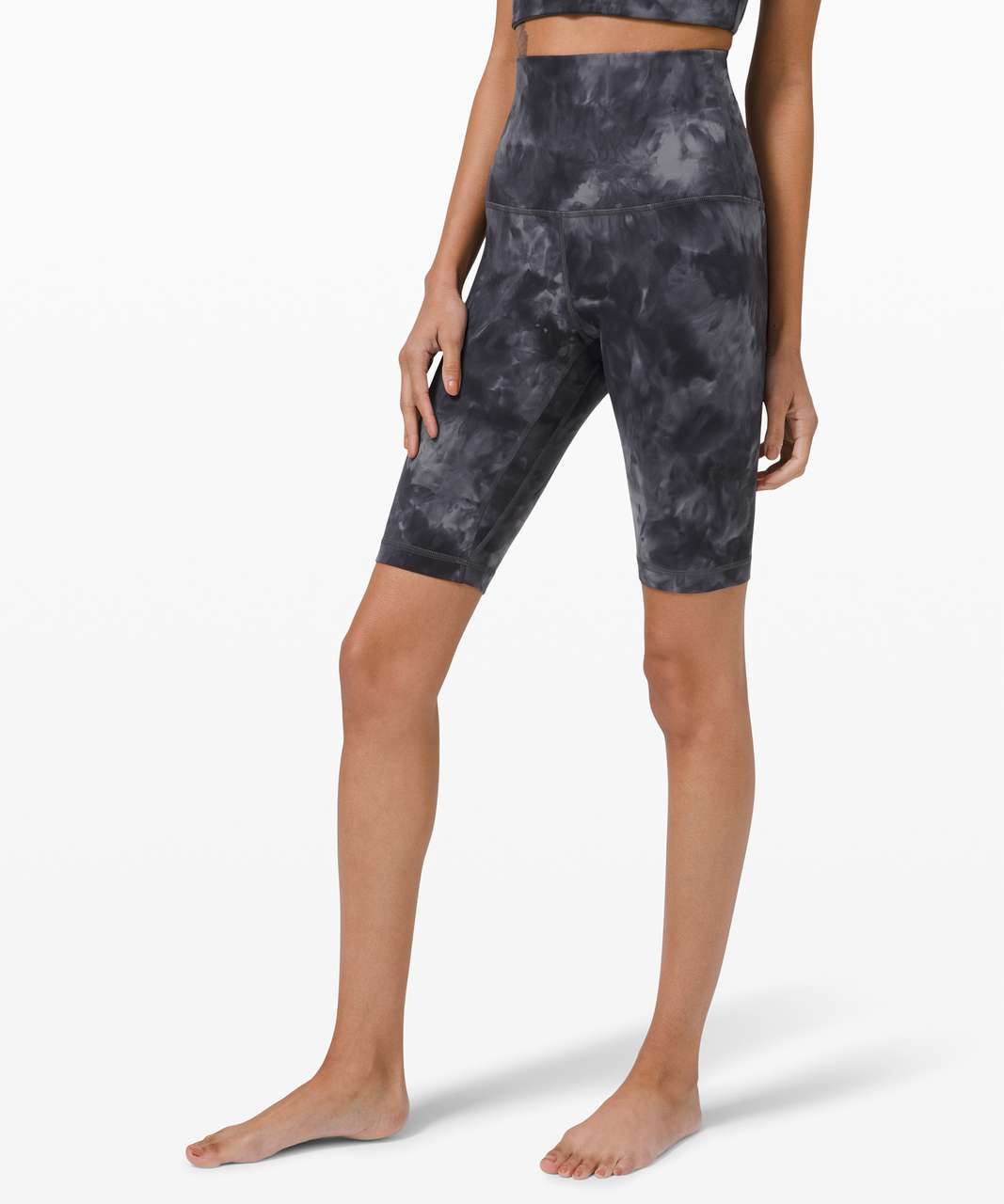 Lululemon Align Super High Rise Short Diamond Dye *10" - Diamond Dye Pitch Grey Graphite Grey