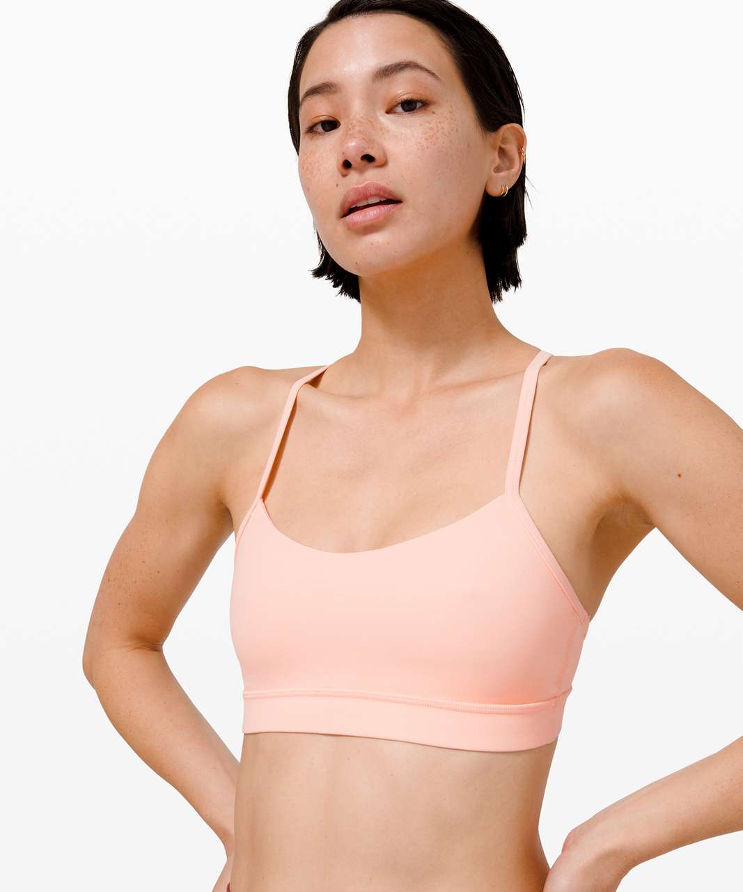 Lululemon Flow Y Bra Nulu *Light Support, B/C Cup - Ballet Slipper