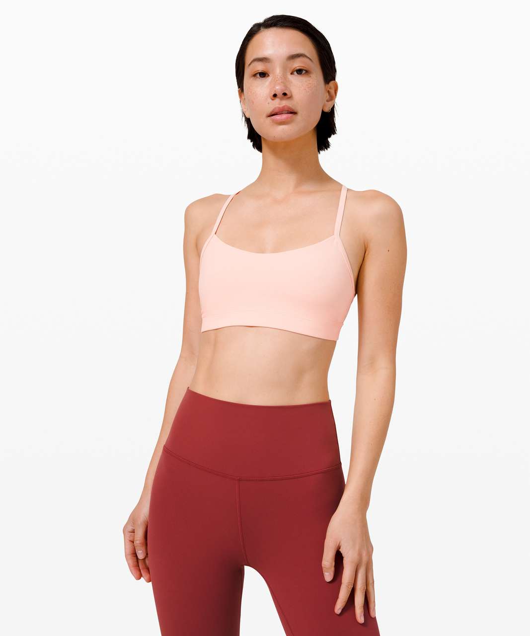 Lululemon Flow Y Bra Nulu *Light Support, B/C Cup - Ballet Slipper