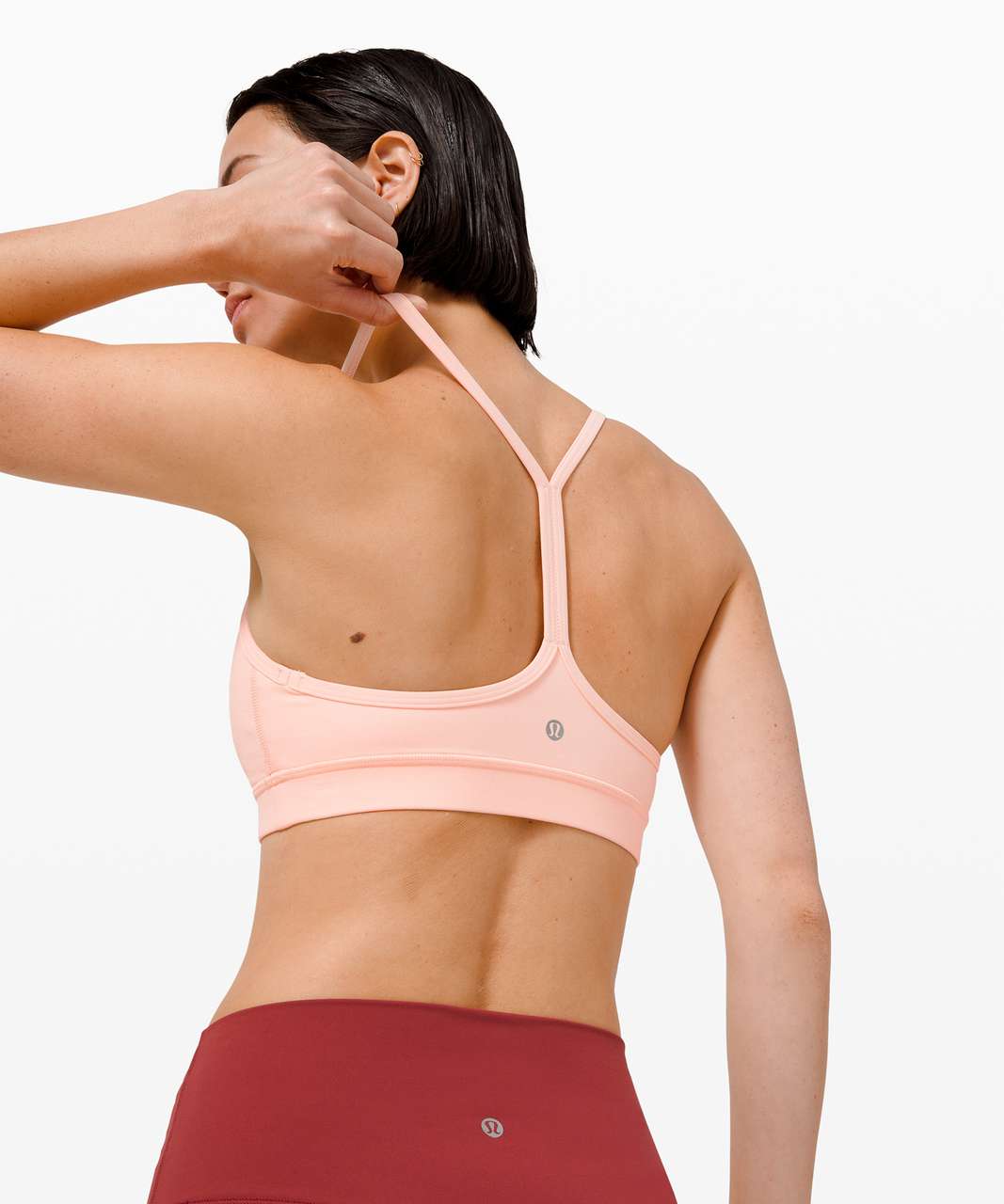 Lululemon Flow Y Bra Nulu *Light Support, B/C Cup - Ballet Slipper