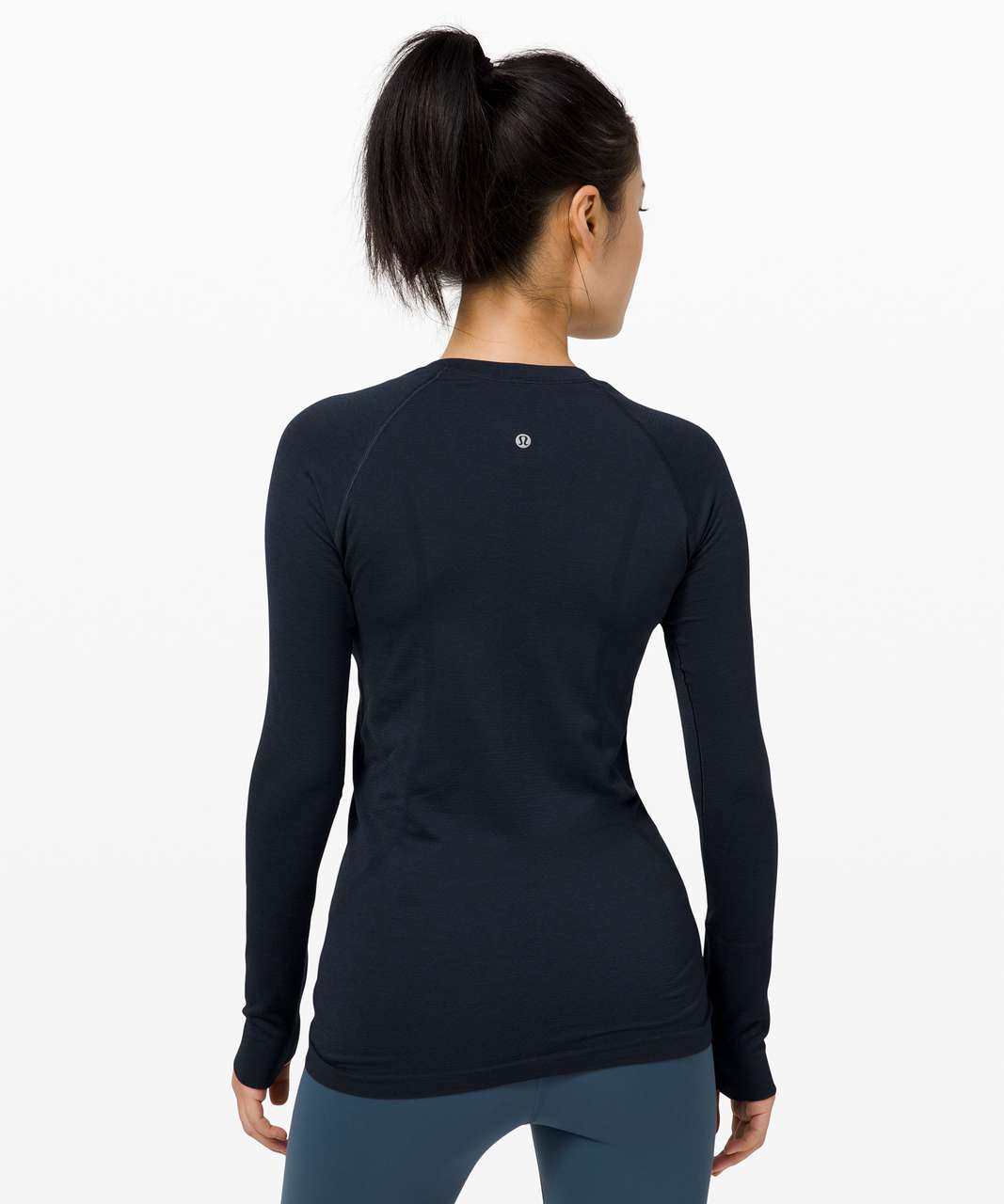 Lululemon Swiftly Tech Long Sleeve 2.0 - True Navy / True Navy - lulu  fanatics