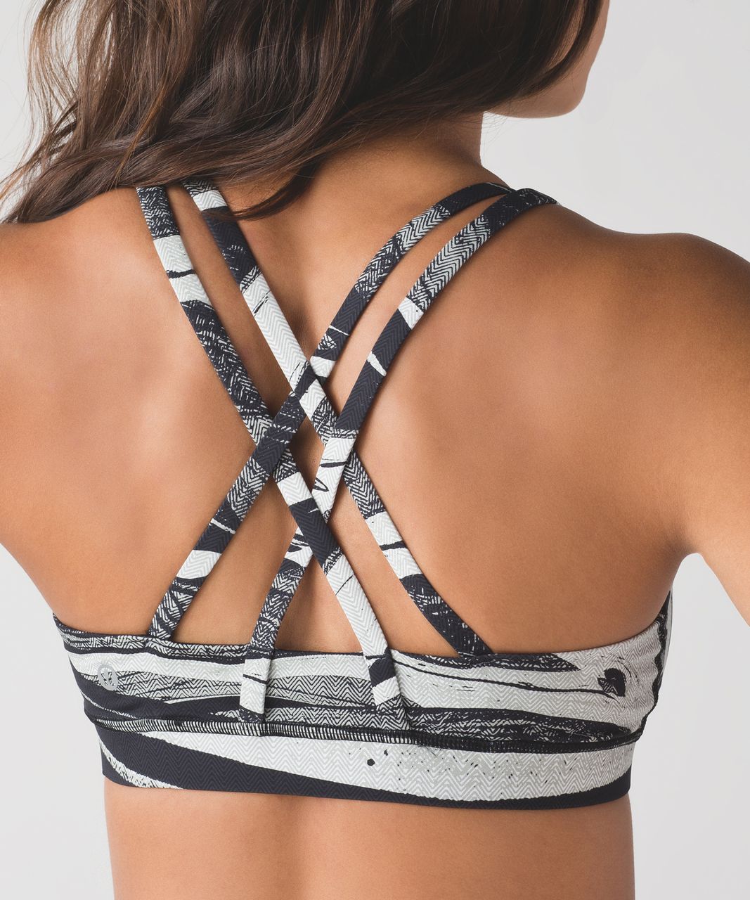 Lululemon Energy Bra (Nulux) - Marbled Mix Energy Bra White Black