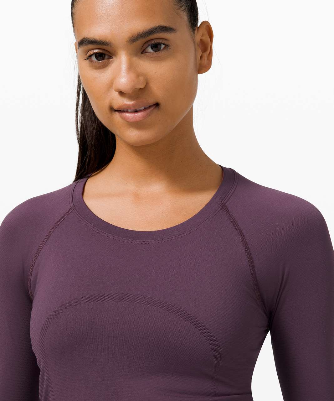 Lululemon Swiftly Tech Long Sleeve 2.0 - Grape Thistle / Grape Thistle -  lulu fanatics