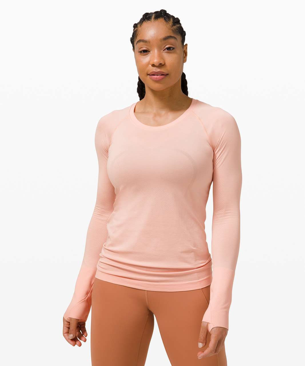 lululemon – Women's Swiftly Tech Long-Sleeve Shirt 2.0 – Color Pink – Size  10, £68.00