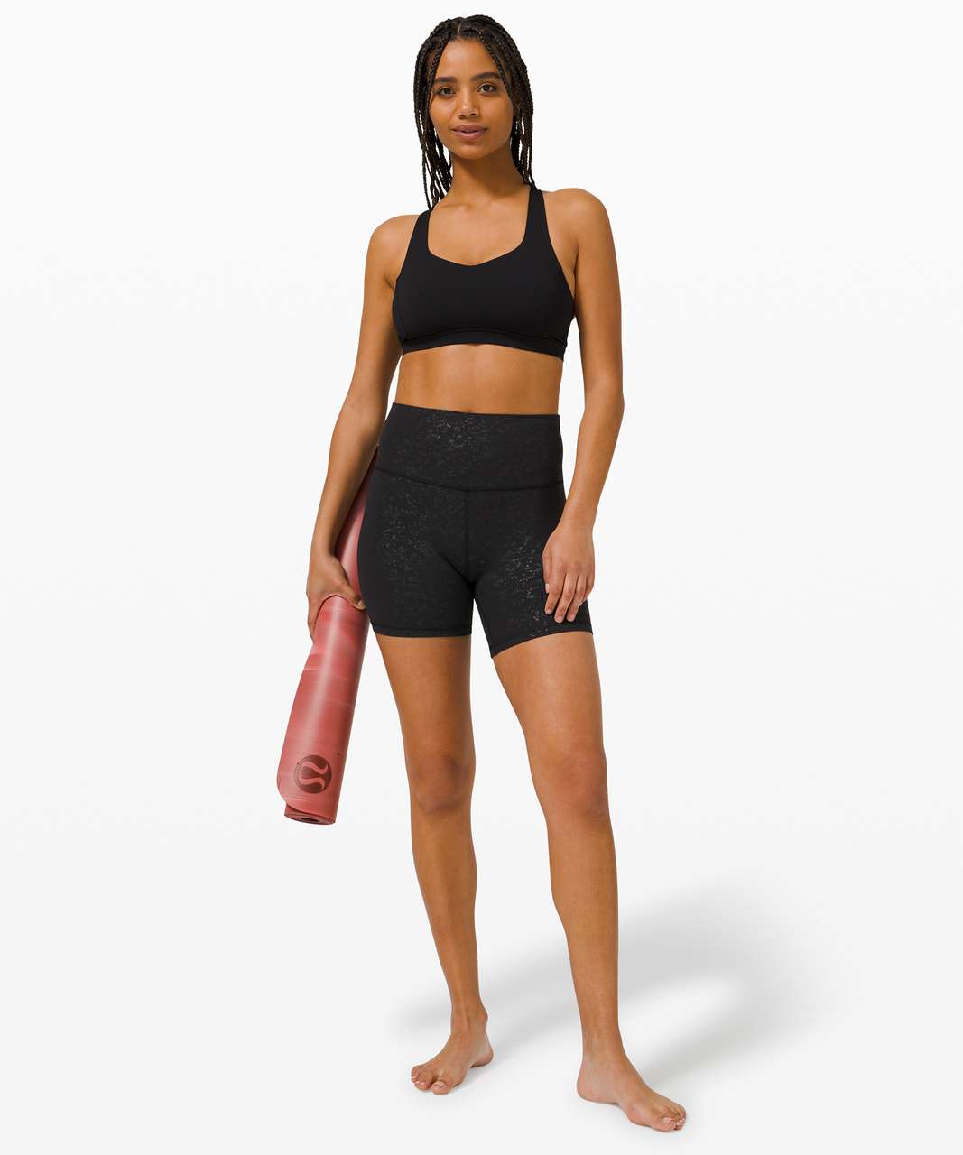 Lululemon Align Short *6" - Speckle Emboss Black