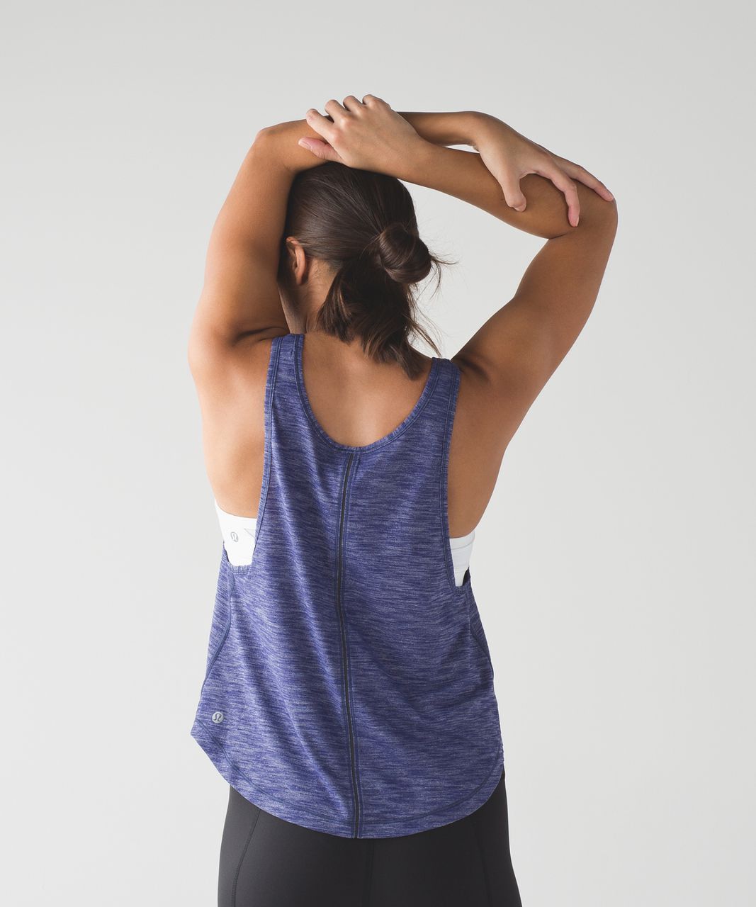 Lululemon Rush Hour Tank - Heathered Emperor Blue