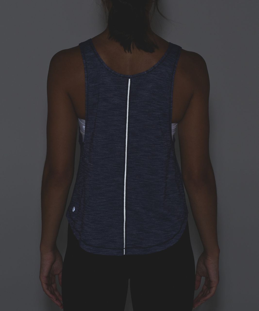 Lululemon Rush Hour Tank - Heathered Emperor Blue