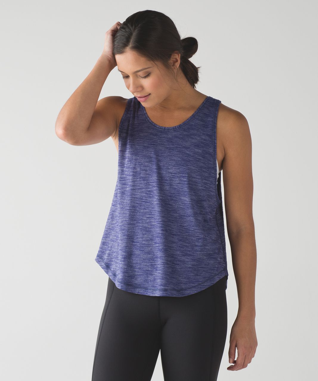 Lululemon Rush Hour Tank - Heathered Emperor Blue