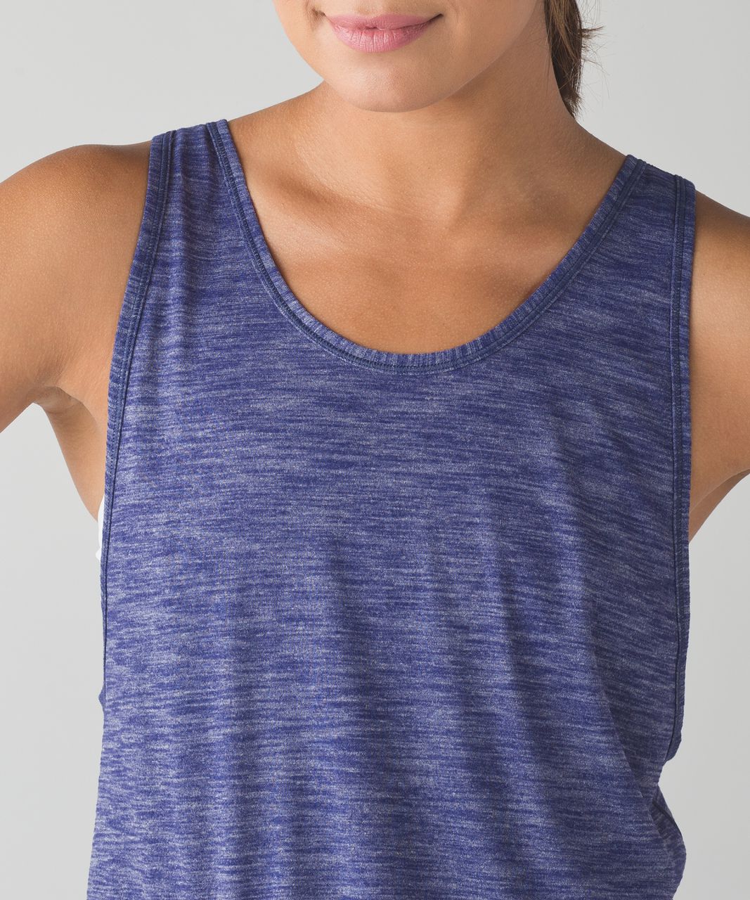 Lululemon Rush Hour Tank - Heathered Emperor Blue