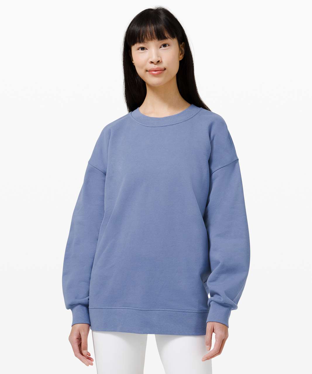 Lululemon Perfectly Oversized Crew *Fleece - Sheer Blue - lulu