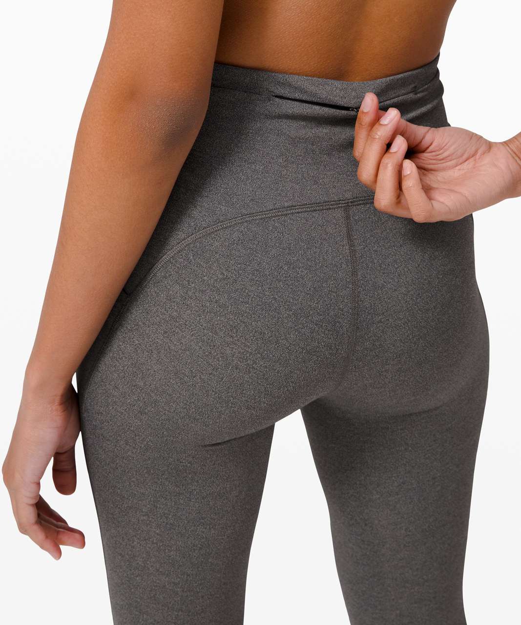 Lululemon Swift Speed High-Rise Tight 28 - Heathered Black - lulu fanatics