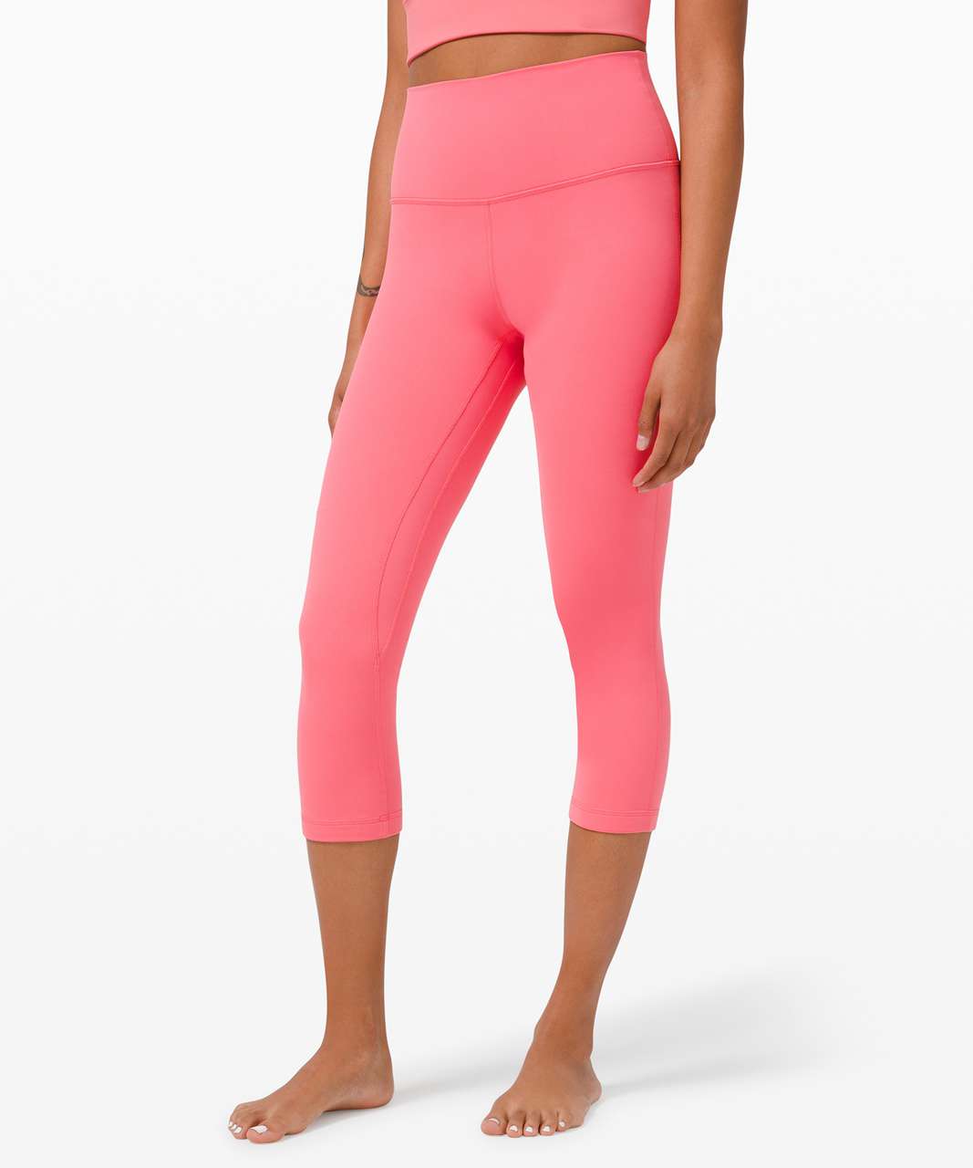 Lululemon Women Align HR Crop 21” Sizes LW6BGHS SNCP Sonic Pink