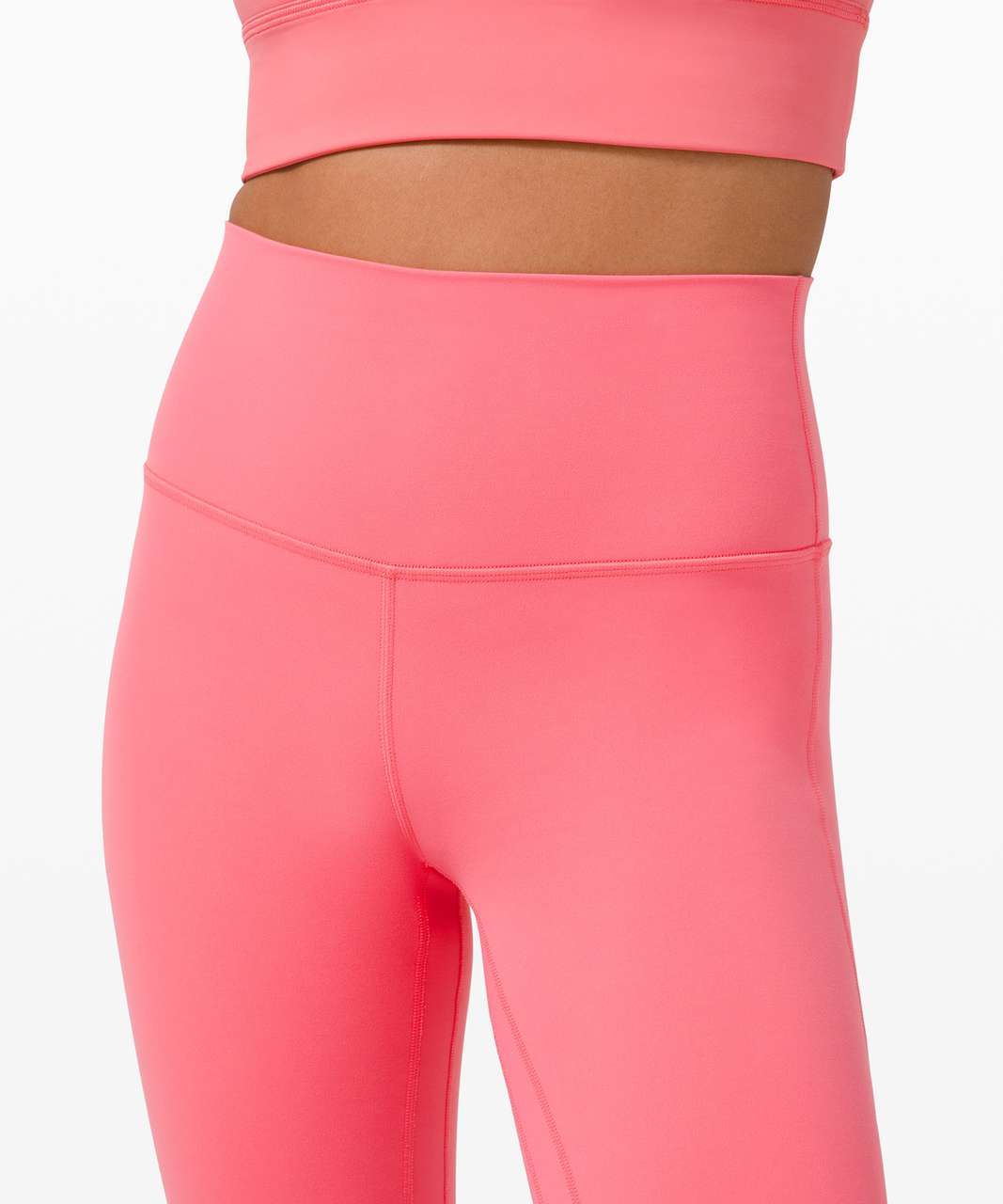 Lululemon Align Crop *21 - Guava Pink - lulu fanatics