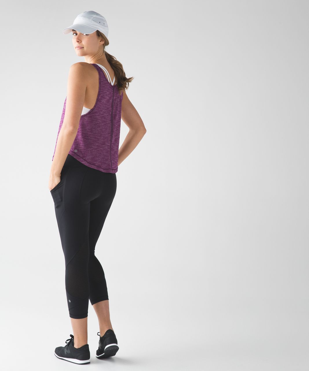 Lululemon Rush Hour Tank - Heathered Chilled Grape