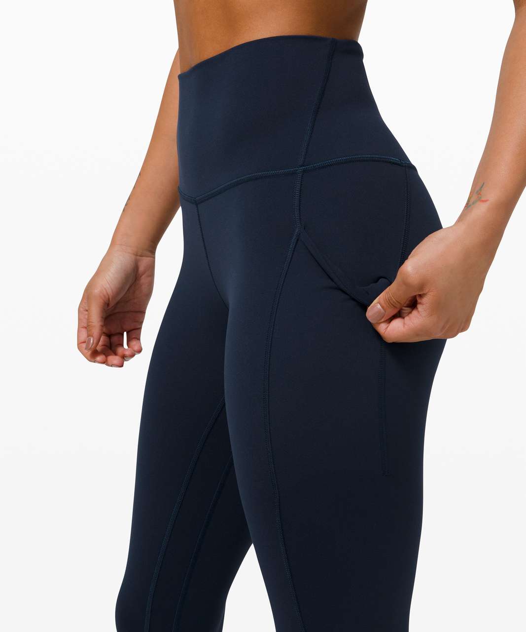 Lululemon Align High Rise Pant with Pockets 25 - True Navy - lulu fanatics