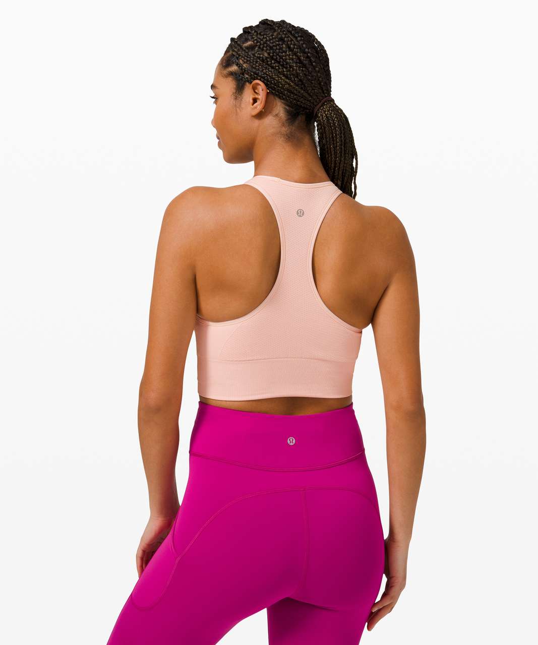 Lululemon Ebb to Train Bra *Medium Support, C/D Cup - Pink Mist