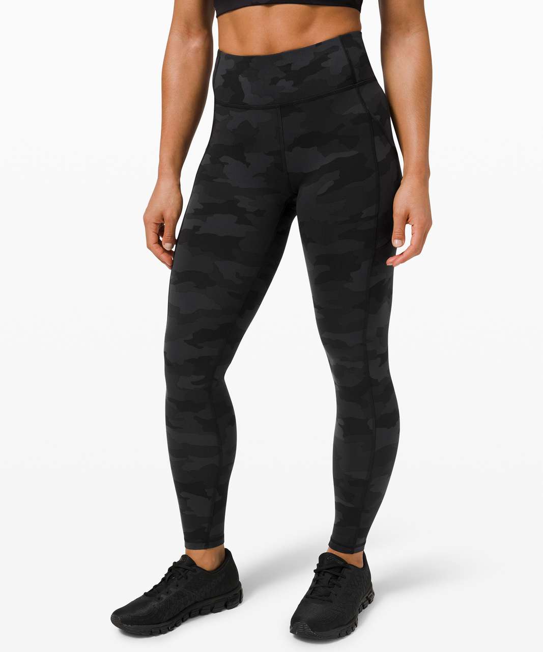 Lululemon Force Within High-Rise Tight 28 Black - Depop