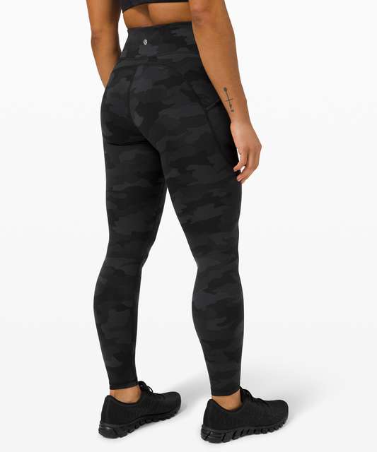 Lululemon Invigorate High-Rise Tight 25 - Incognito Camo Multi Grey - lulu  fanatics