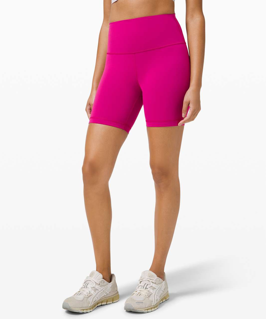 Lululemon Wunder Train High-Rise Short 6 - Ripened Raspberry - lulu  fanatics