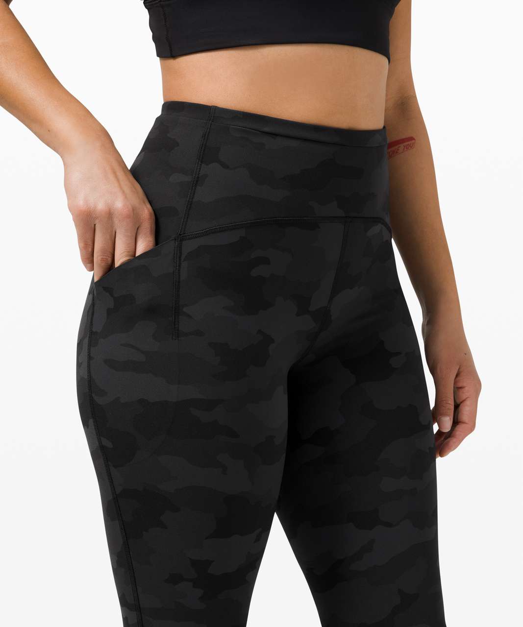 Lululemon Swift Speed High-Rise Crop 21" - Heritage 365 Camo Deep Coal Multi