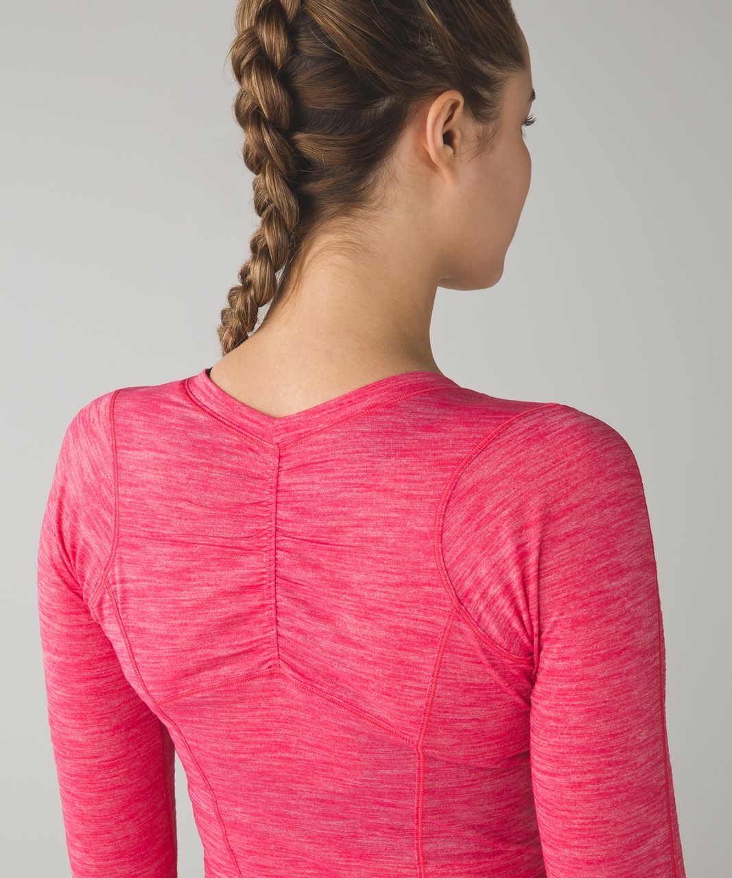 Lululemon 5 Mile Long Sleeve - Heathered Boom Juice