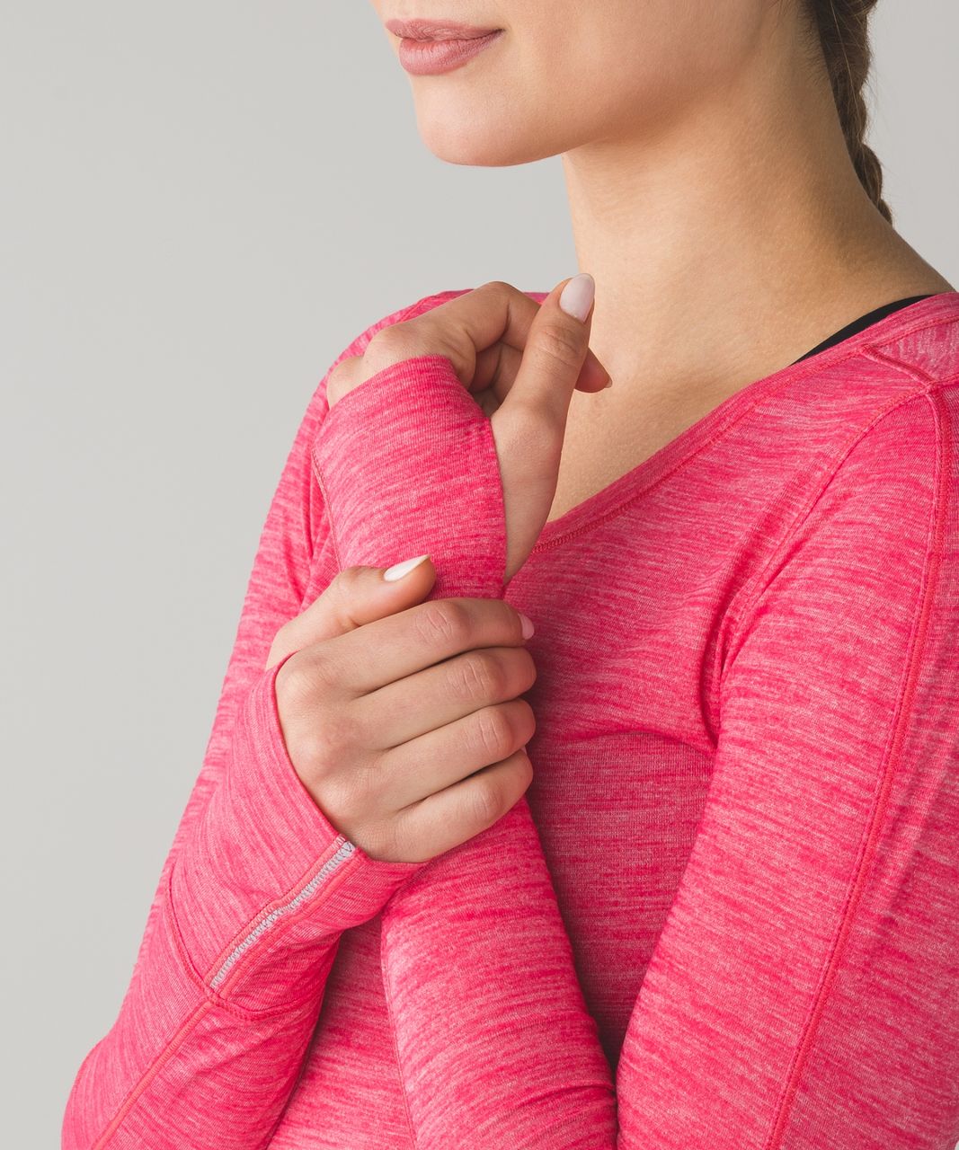 Lululemon 5 Mile Long Sleeve - Heathered Boom Juice