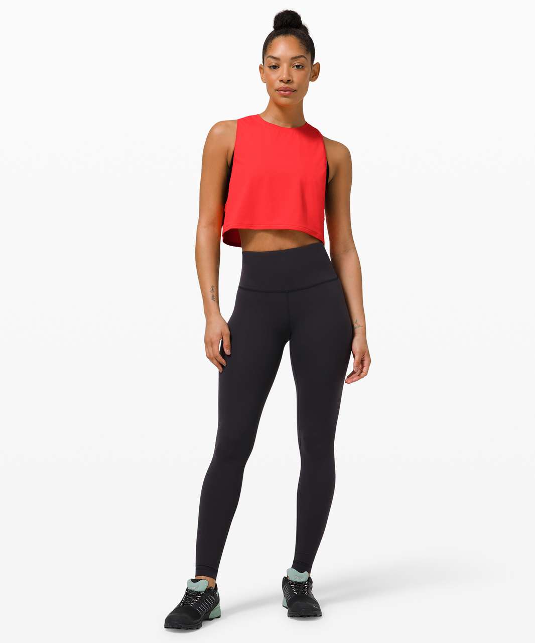 Lululemon Muscle Love Crop Tank *Tough - Pink Punch