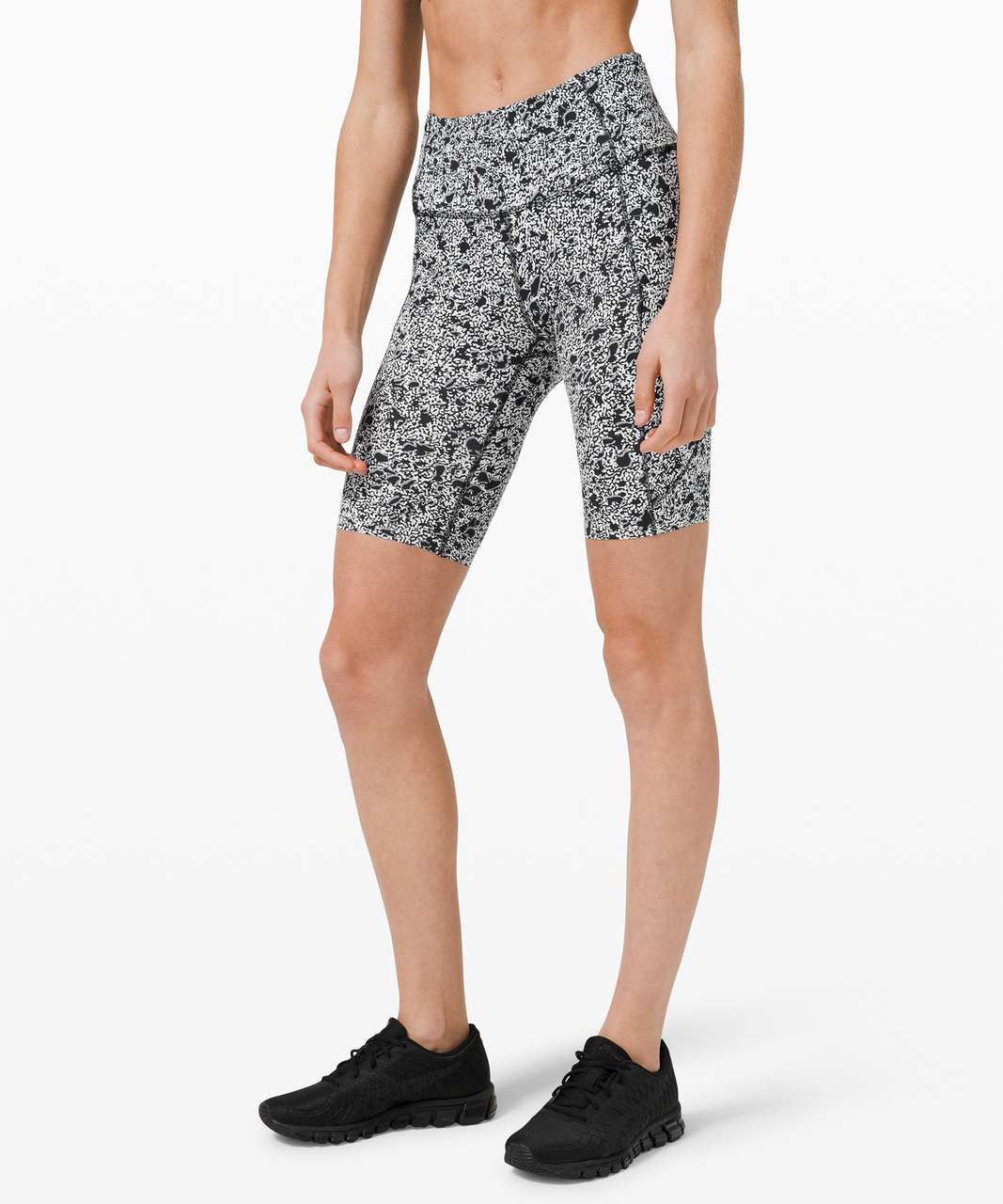 Lululemon Fast And Free Short 10 *Non-Reflective - Sporadic Black Rhino  Grey - lulu fanatics