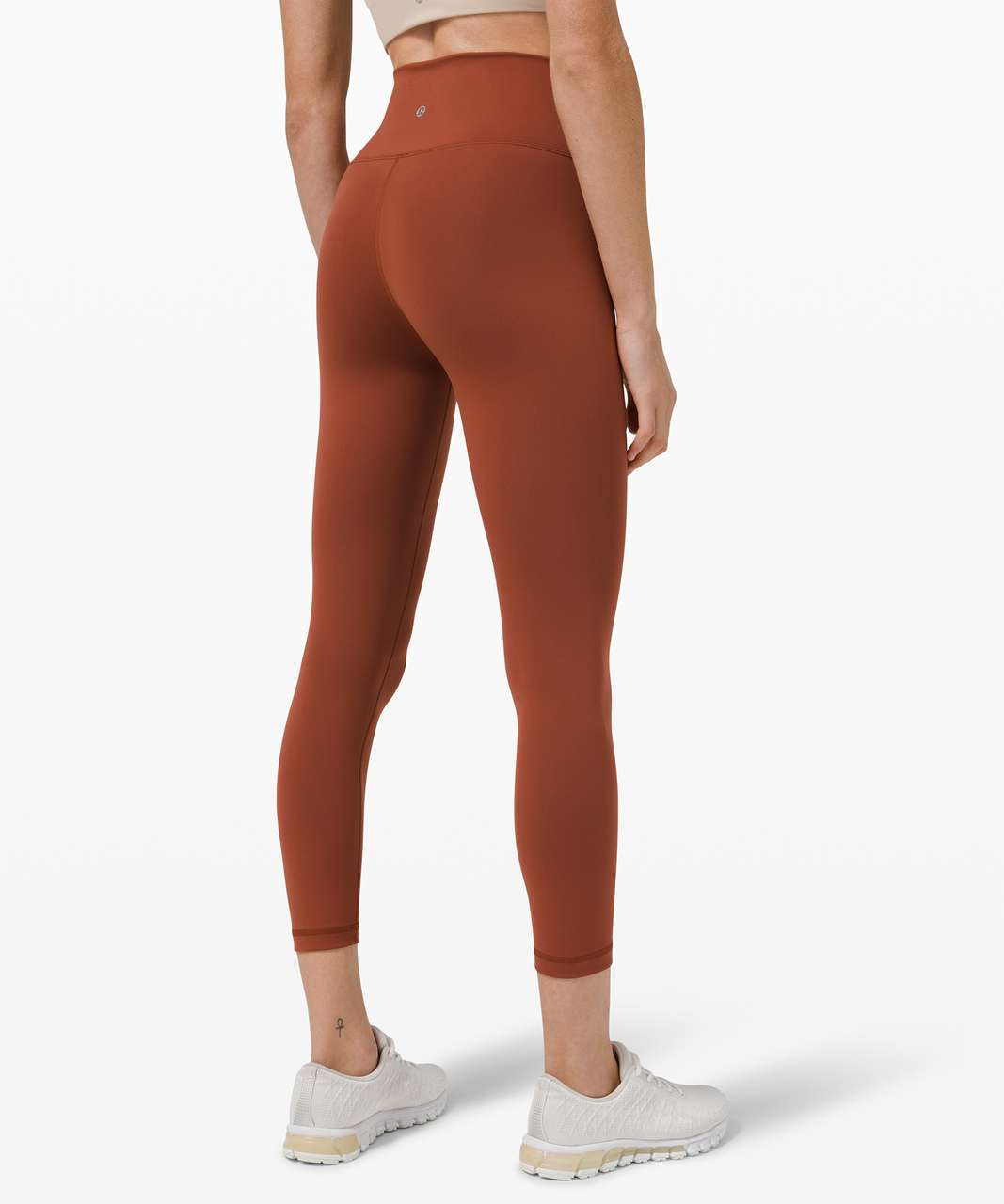 Lululemon Wunder Train High-Rise Crop 23" - Dark Terracotta