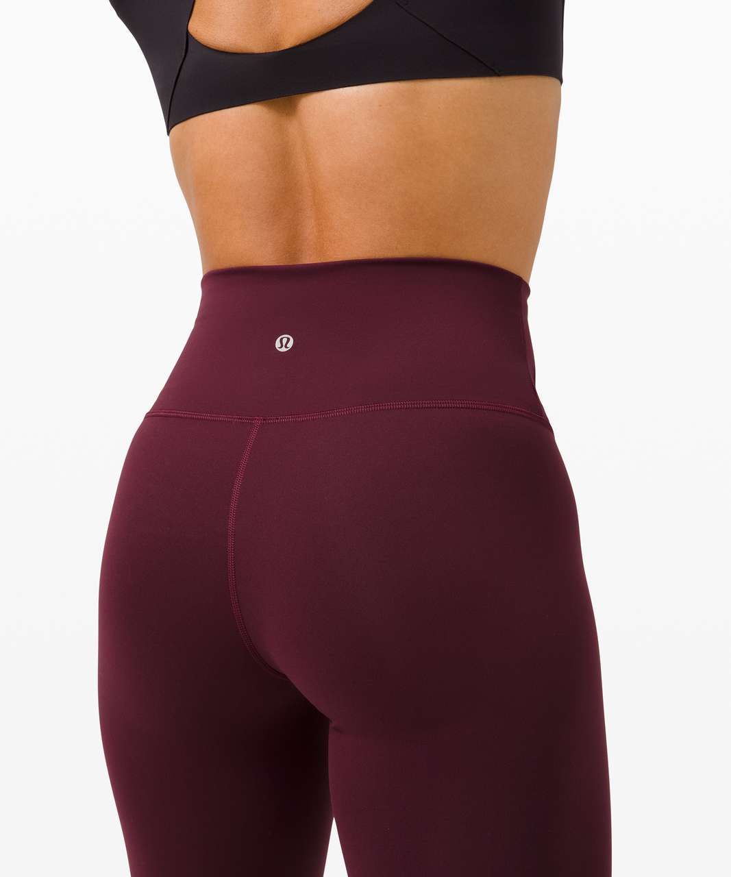 Lululemon Wunder Train High-Rise Crop 23" - Cassis