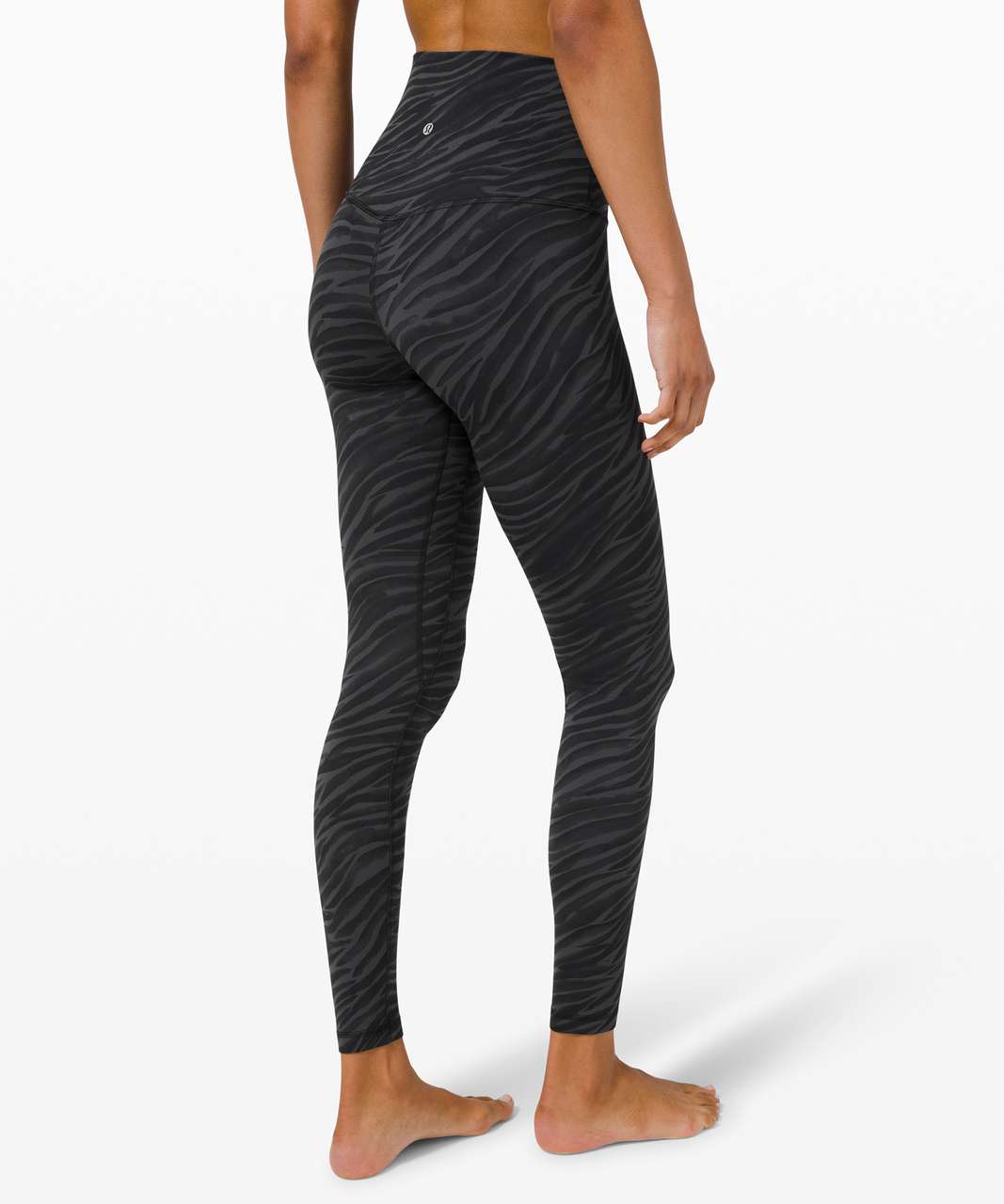 lululemon align camo-print high-rise 28 leggings - black multi