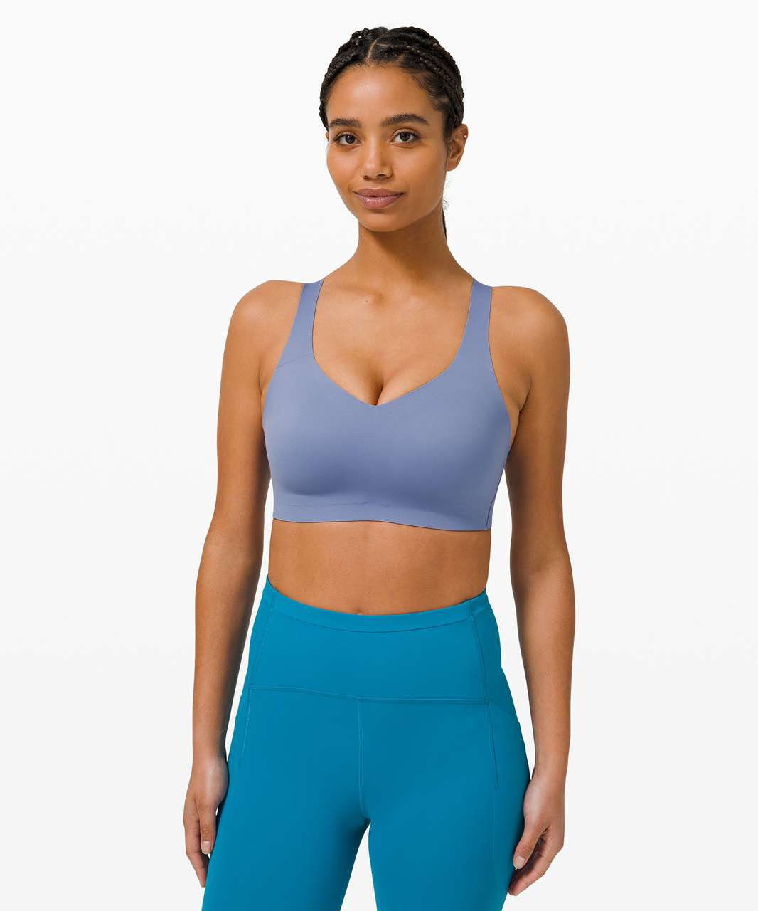 Lululemon Sports Bra Enlite Weave-Back 32D, Lilac, High Support