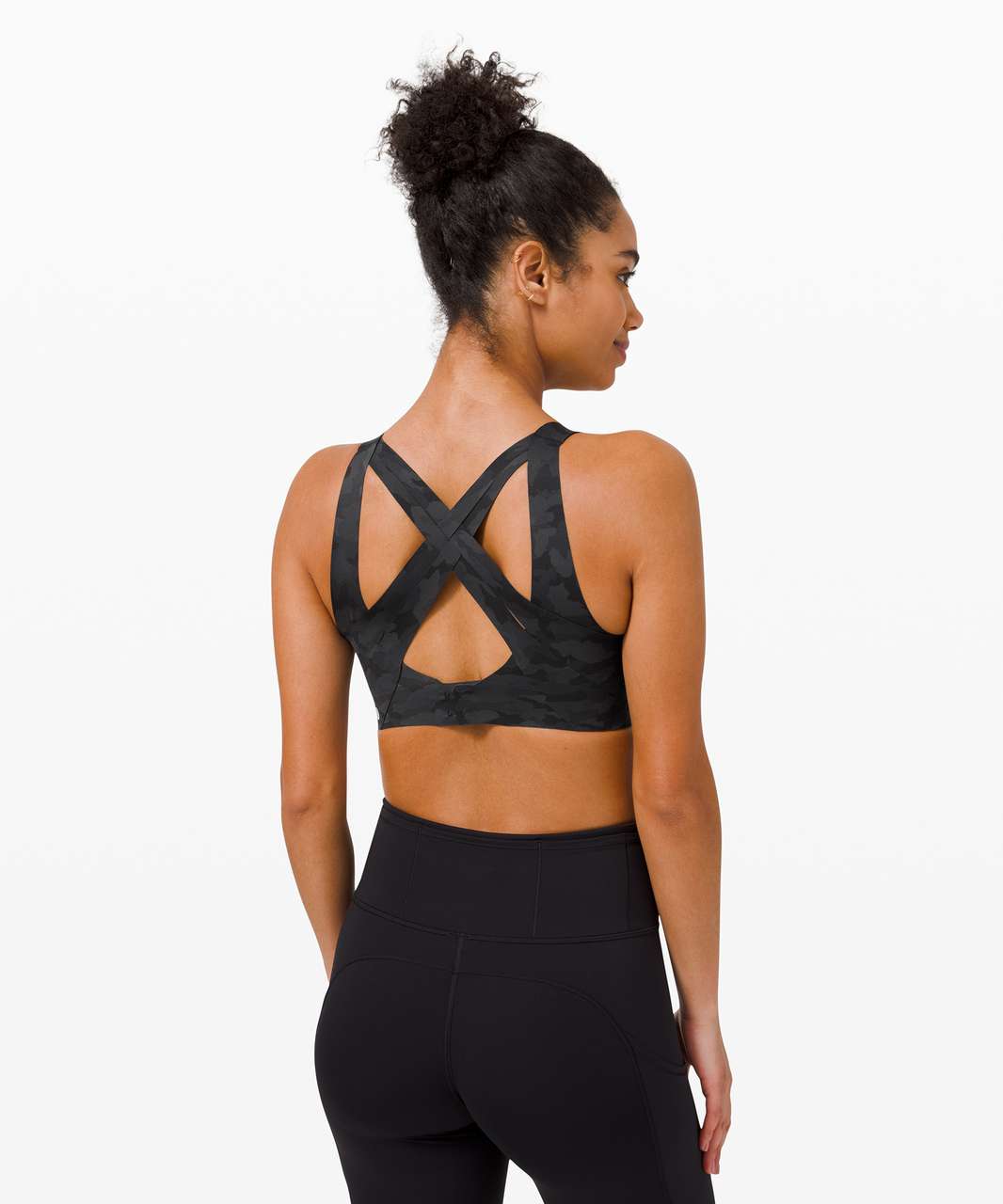 Lululemon Enlite Bra *Zip Front - Incognito Camo Multi Grey - lulu fanatics