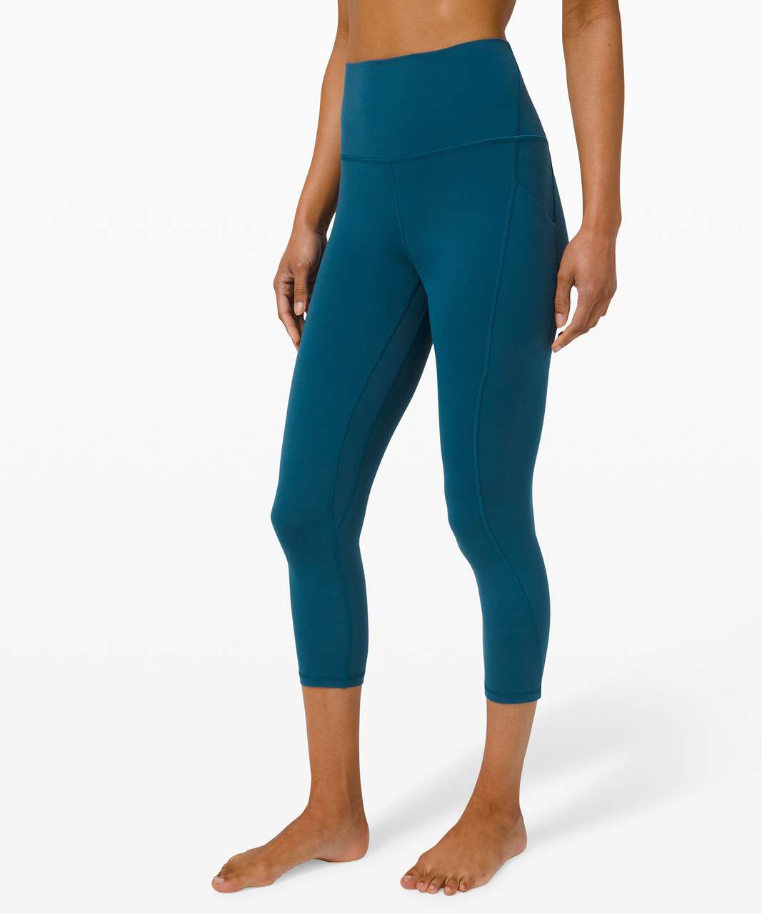 Lululemon Align High-Rise Crop 23 - Maldives Green - lulu fanatics