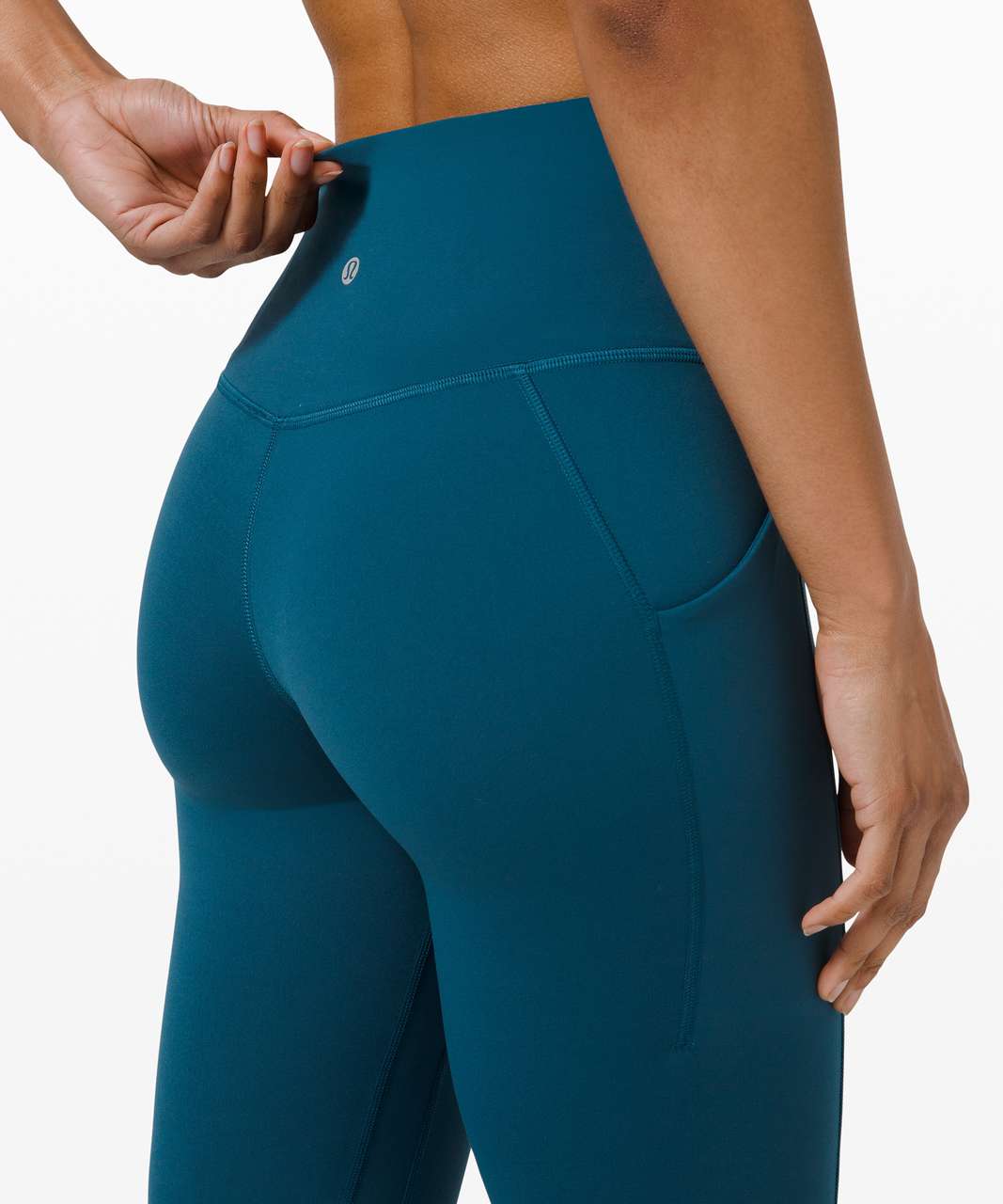NEW Women Lululemon Align Pant with Pockets 25 Blue Borealis Size 2