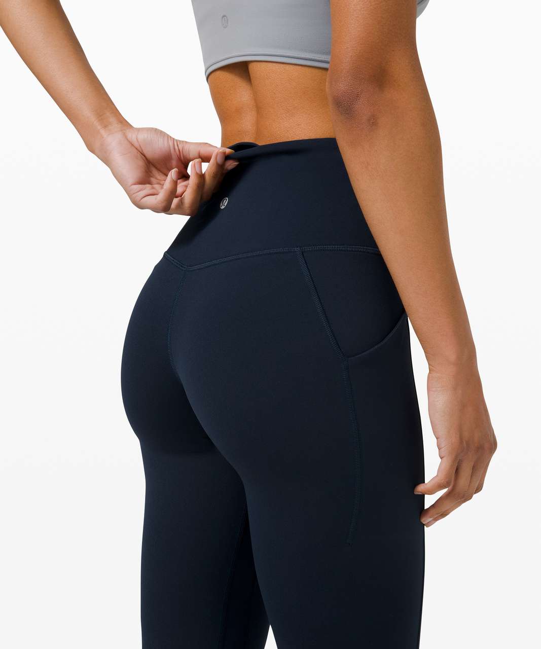 Lululemon Align High Rise Crop with Pockets 23 - True Navy - lulu